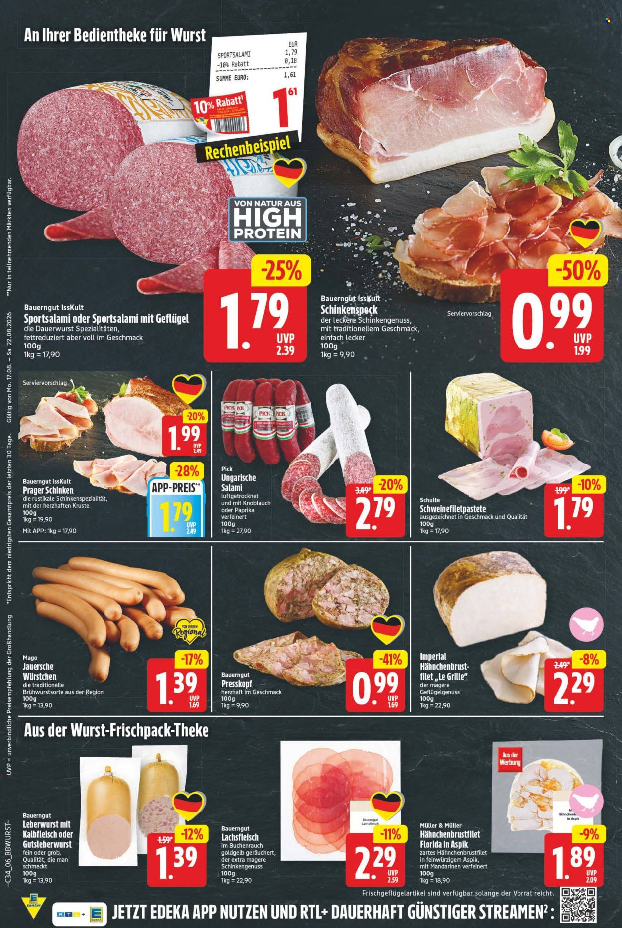E center Prospekte  - 17.8.2026 - 22.8.2026. Seite 6