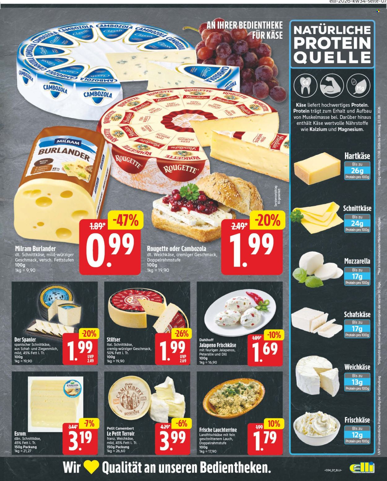 Edeka Prospekte  - 17.8.2026 - 22.8.2026. Seite 7