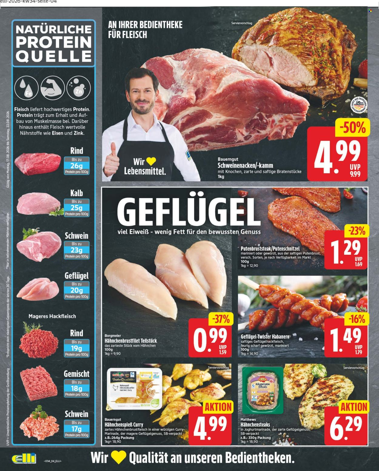 Edeka Prospekte  - 17.8.2026 - 22.8.2026. Seite 4