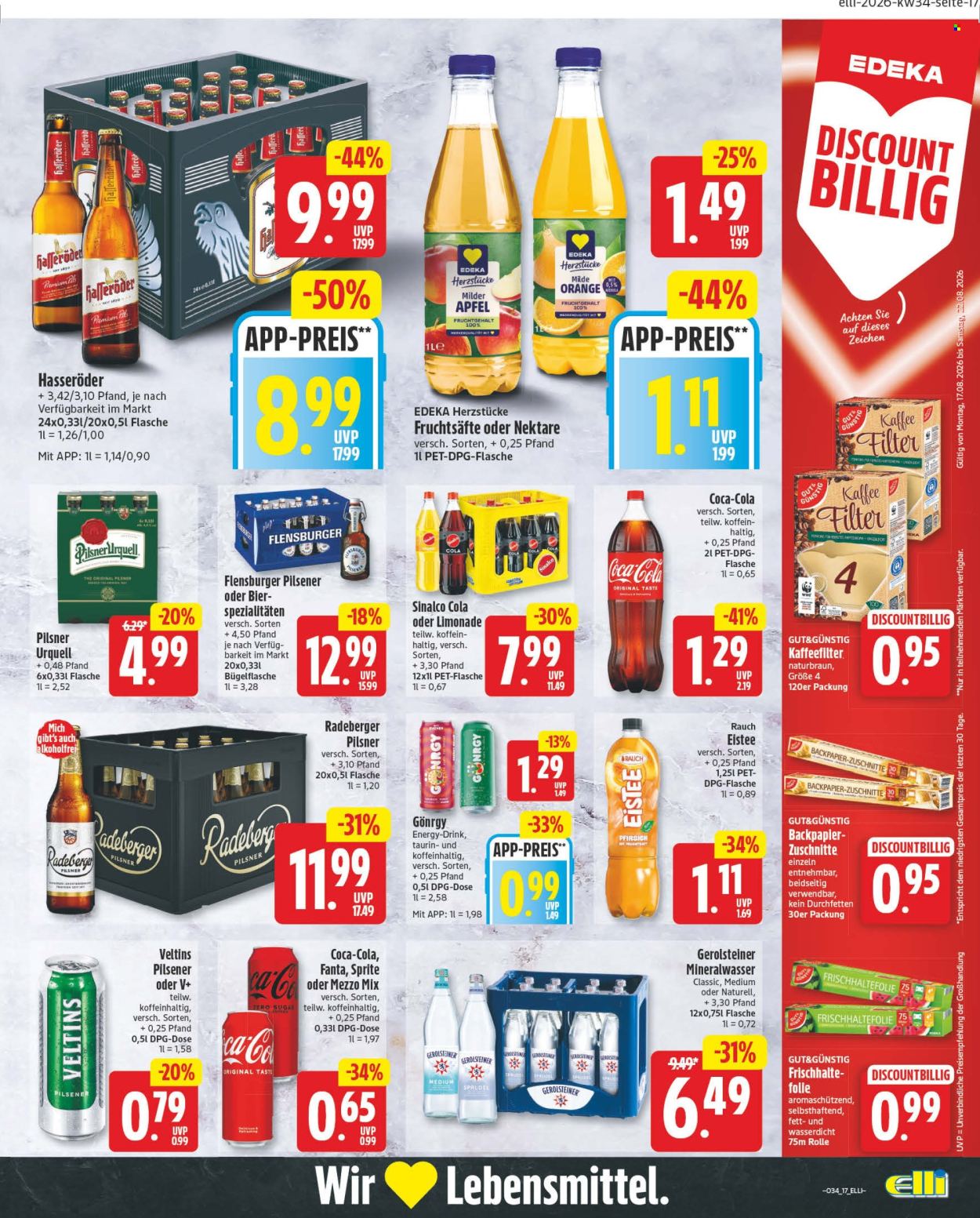 Edeka Prospekte  - 17.8.2026 - 22.8.2026. Seite 17