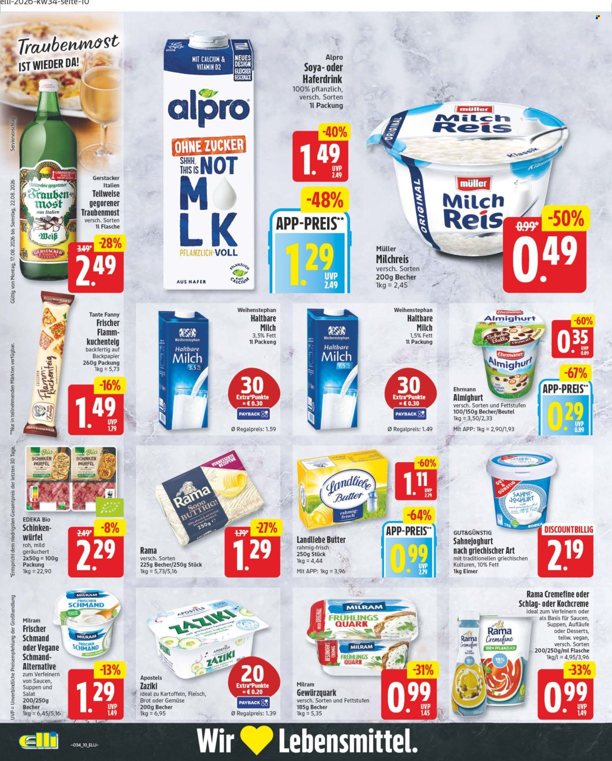 Edeka Prospekte  - 17.8.2026 - 22.8.2026. Seite 10