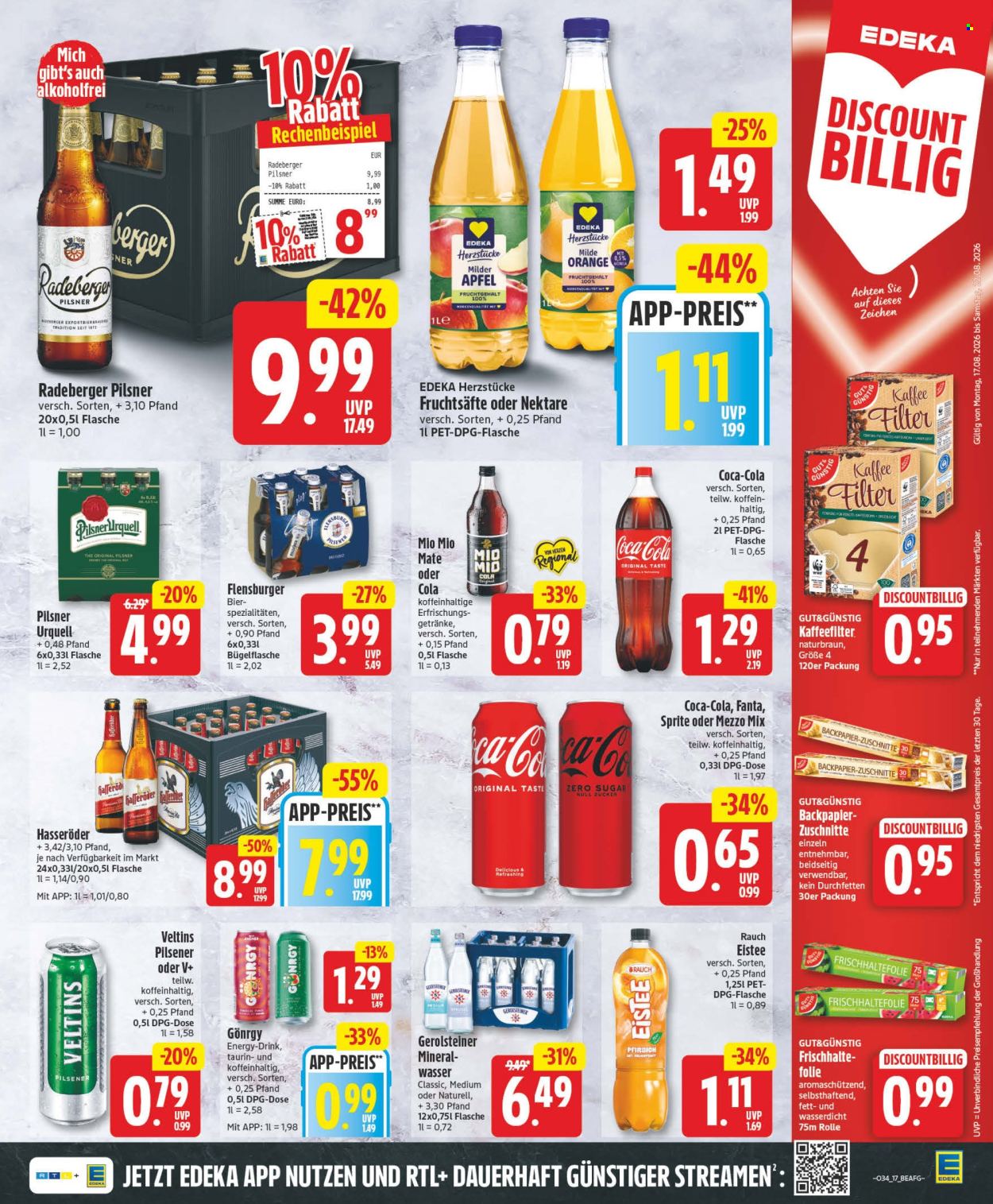 Edeka Prospekte  - 17.8.2026 - 22.8.2026. Seite 17