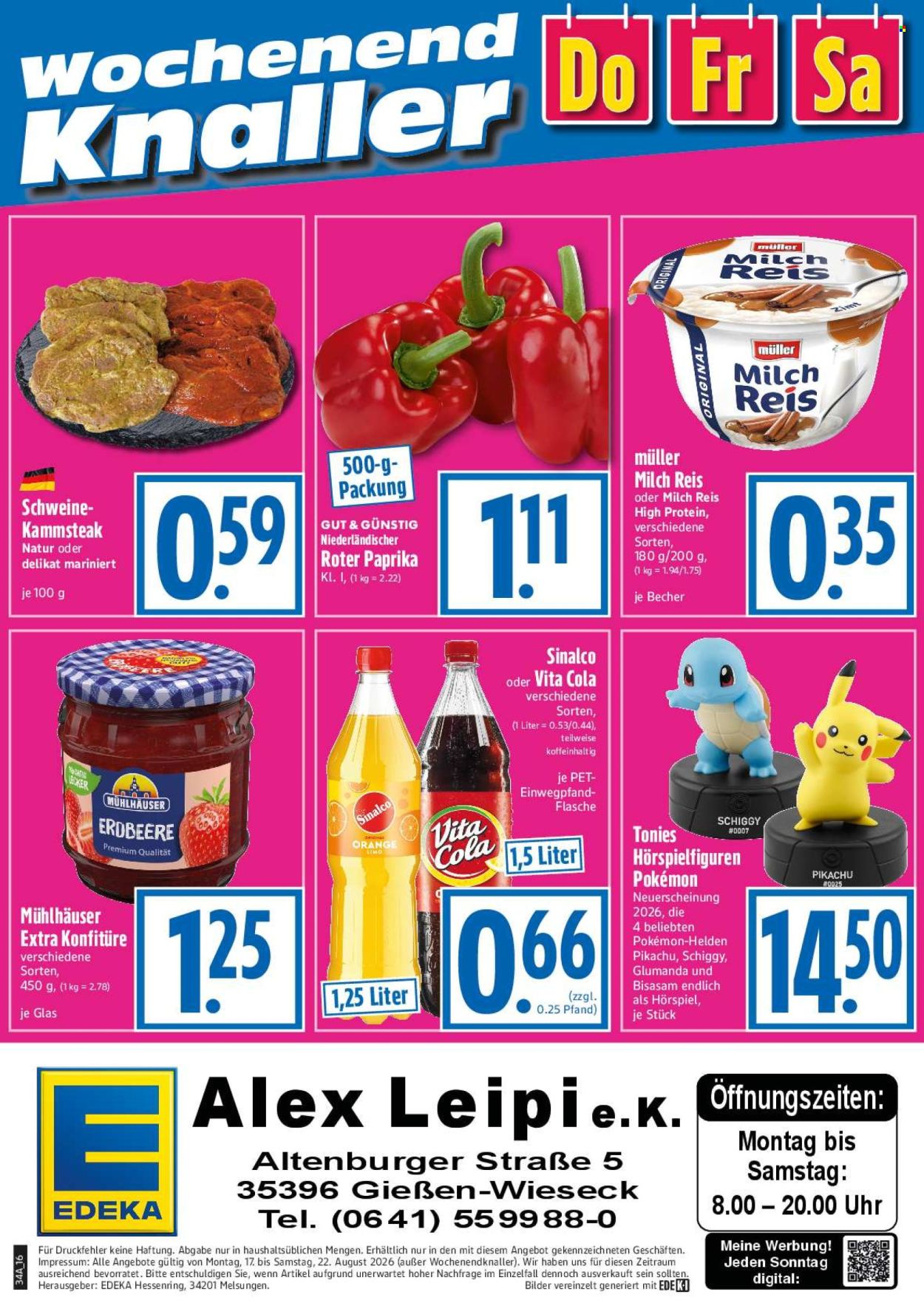 Edeka Prospekte  - 17.8.2026 - 22.8.2026. Seite 16