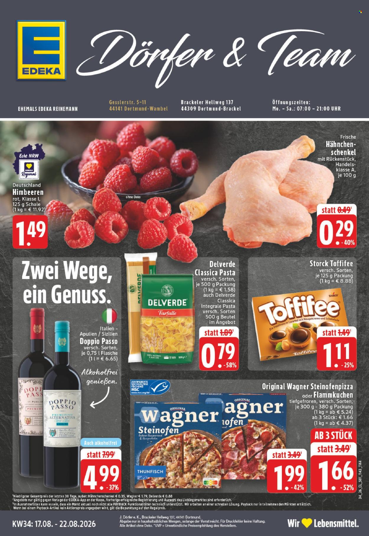 Edeka Prospekte  - 17.8.2026 - 22.8.2026. Seite 1