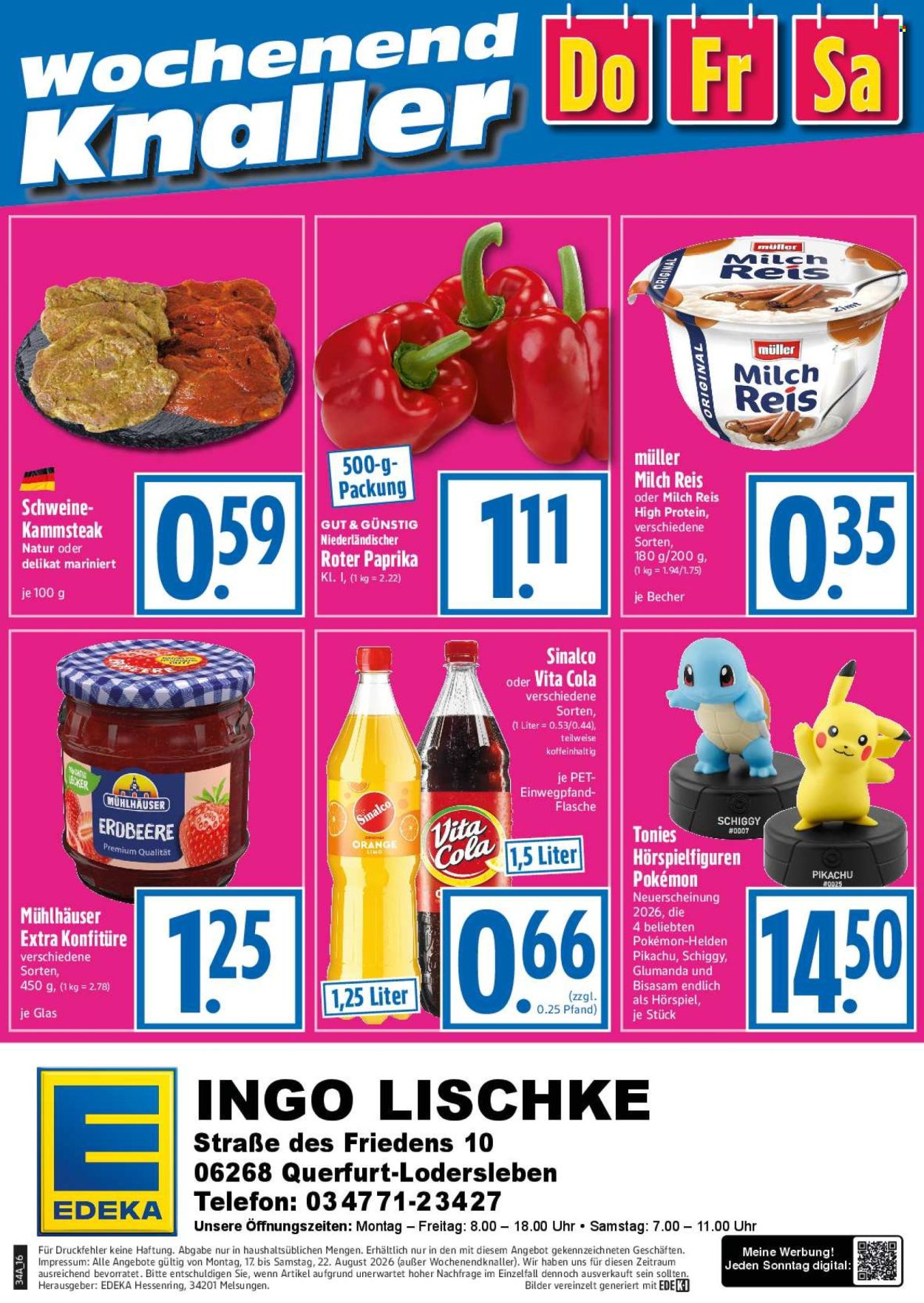 Edeka Prospekte  - 17.8.2026 - 22.8.2026. Seite 16
