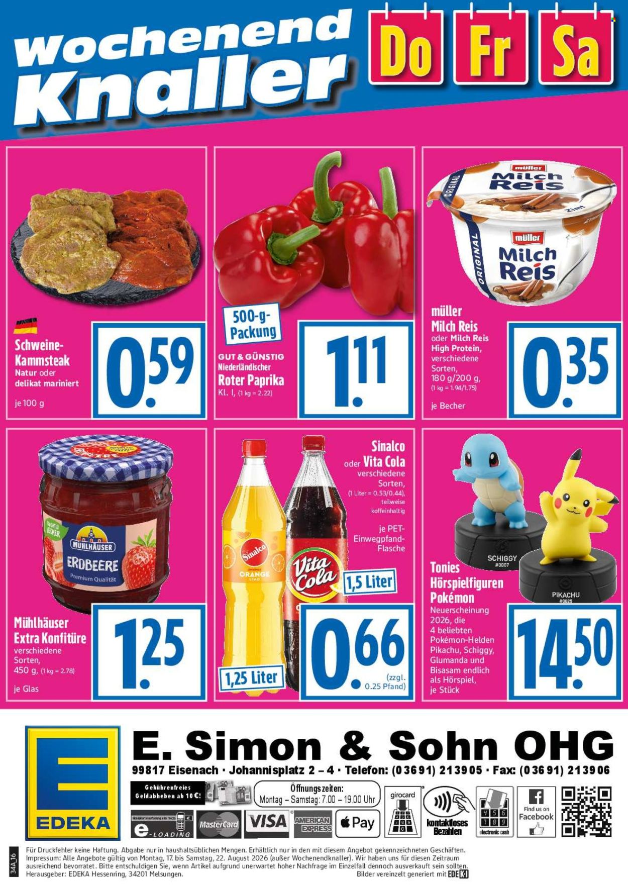 Edeka Prospekte  - 17.8.2026 - 22.8.2026. Seite 16