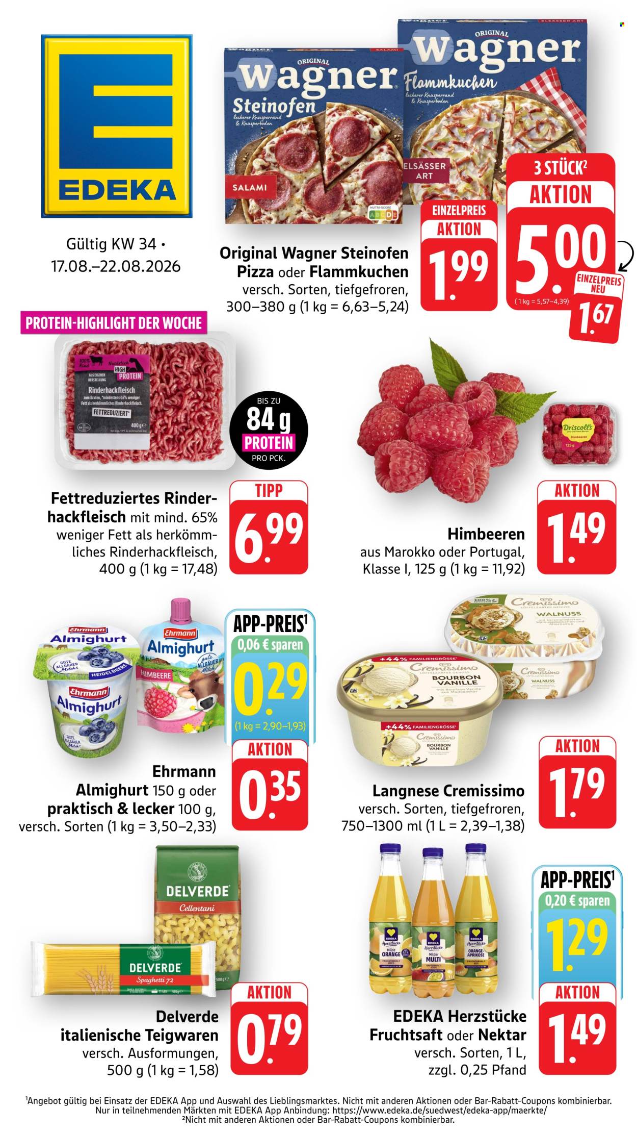 Edeka Prospekte  - 17.8.2026 - 22.8.2026. Seite 1