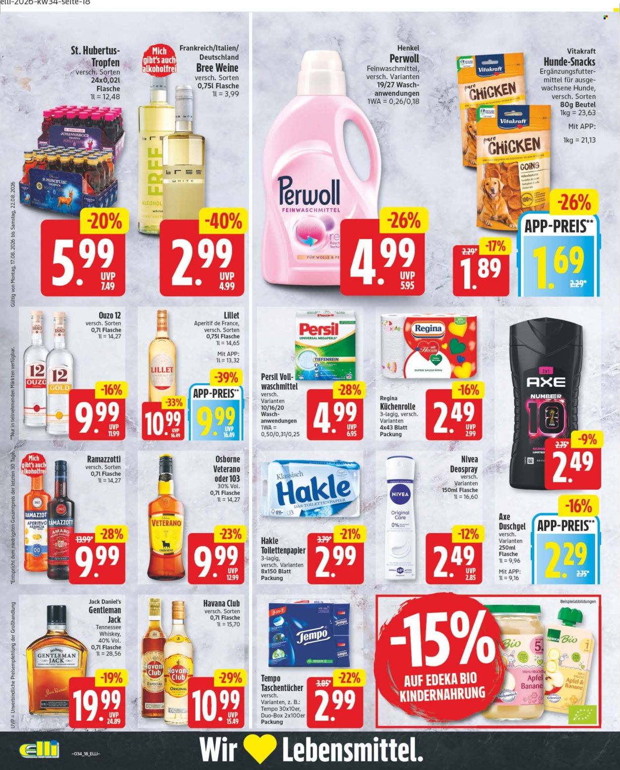 Edeka Prospekte  - 17.8.2026 - 22.8.2026. Seite 18
