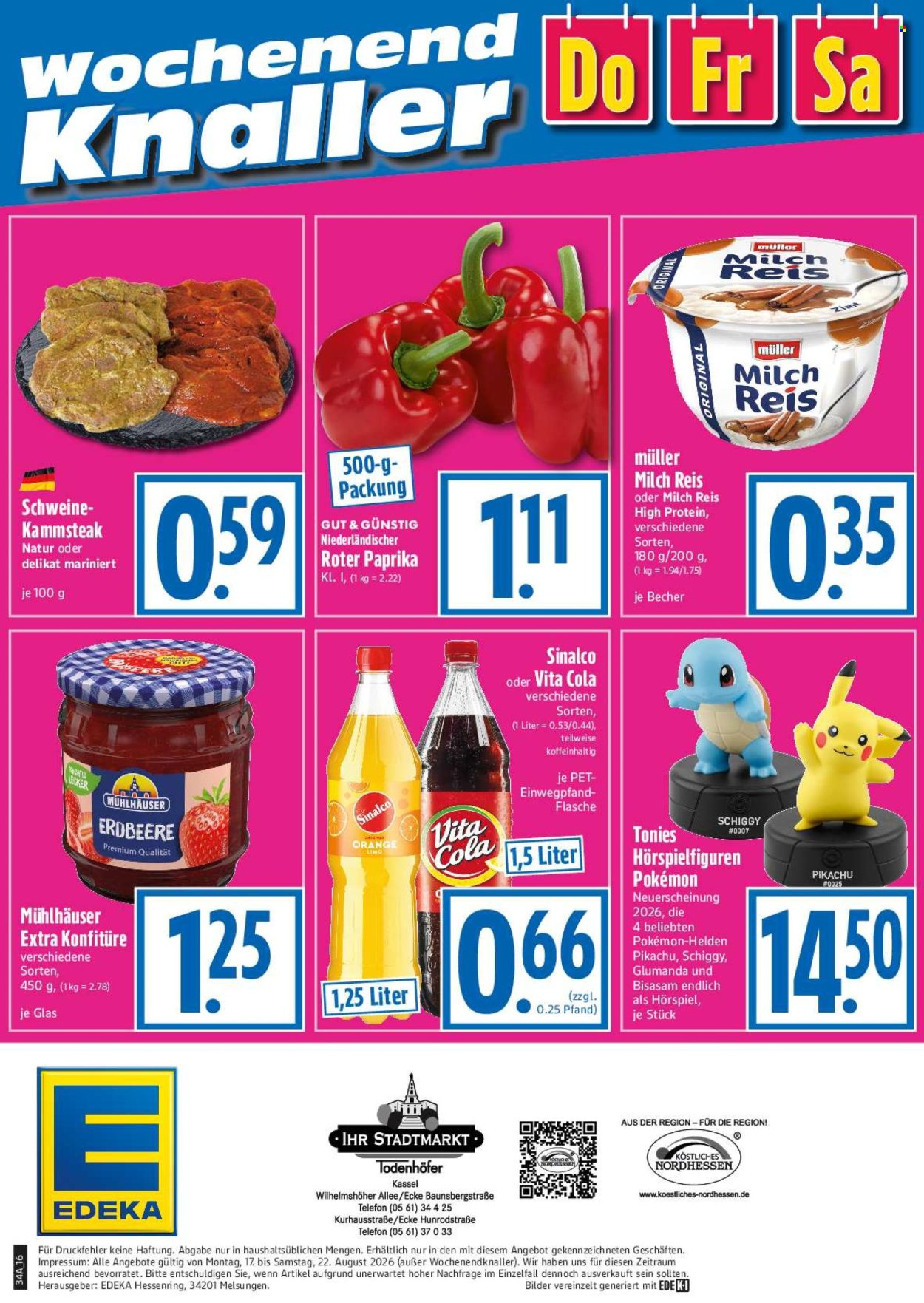 Edeka Prospekte  - 17.8.2026 - 22.8.2026. Seite 16