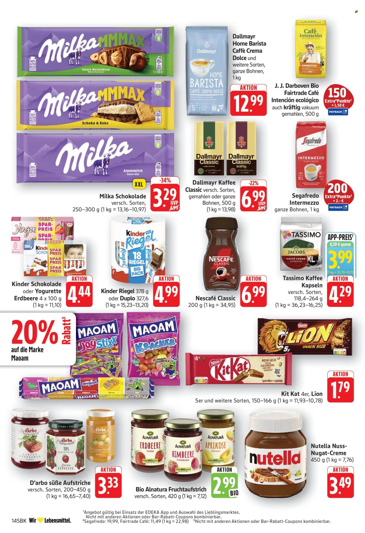 Edeka Prospekte  - 17.8.2026 - 22.8.2026. Seite 14