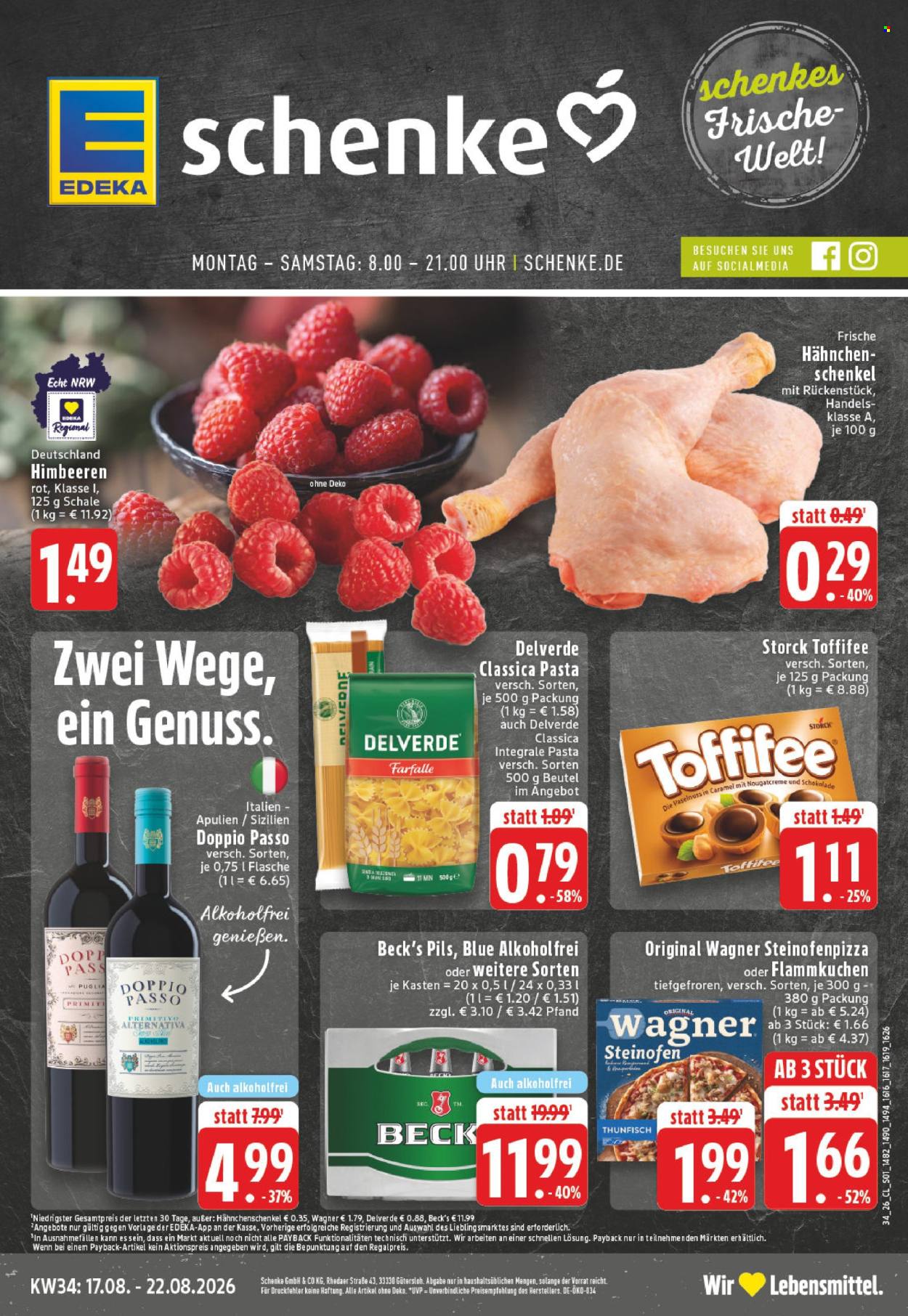 Edeka Prospekte  - 17.8.2026 - 22.8.2026. Seite 1