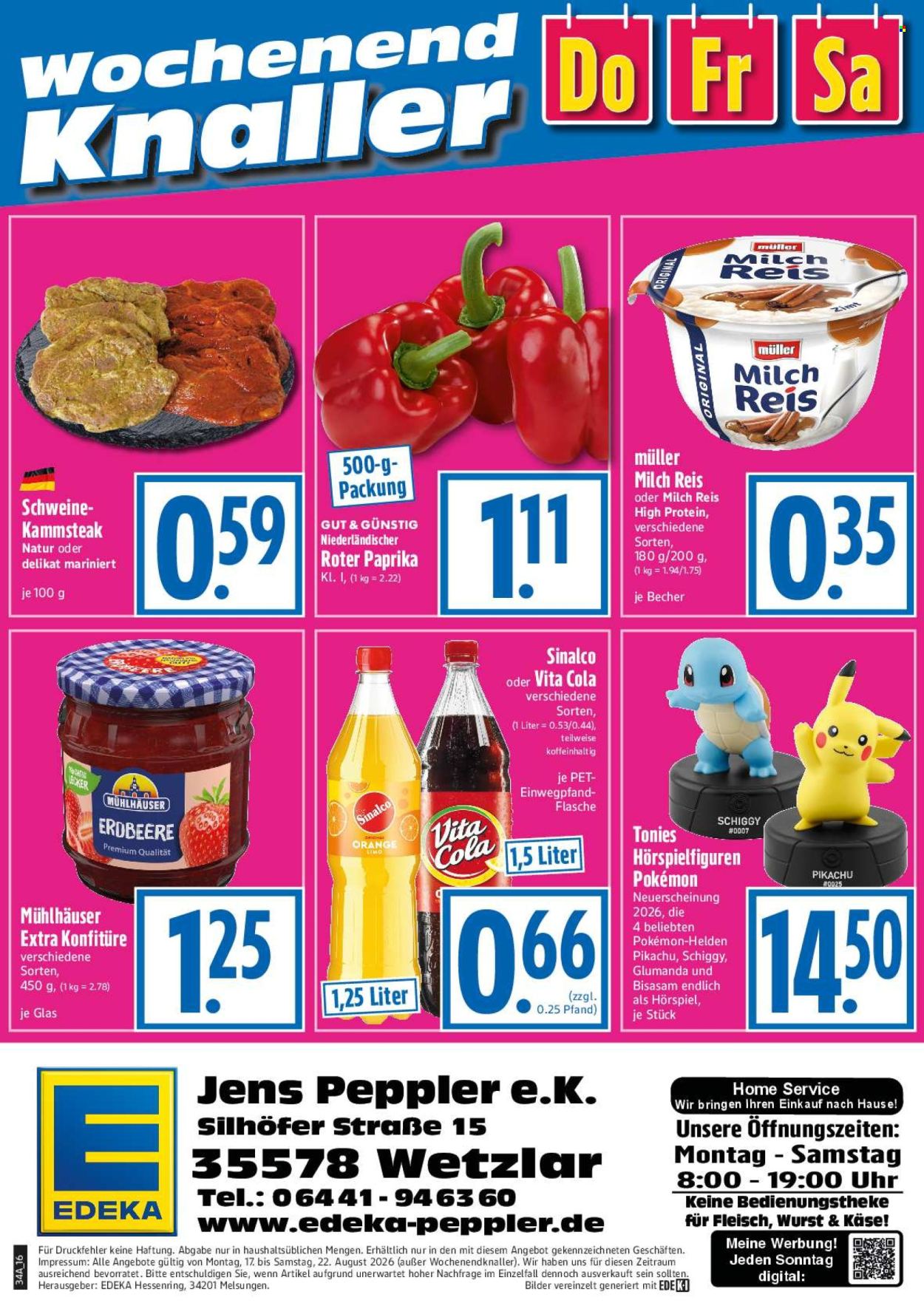 Edeka Prospekte  - 17.8.2026 - 22.8.2026. Seite 16