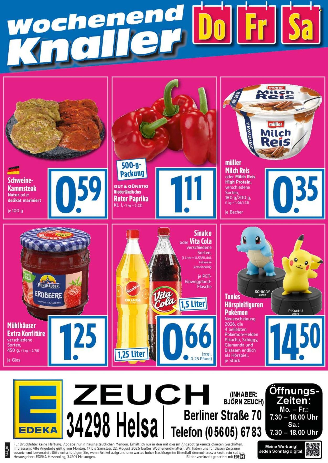 Edeka Prospekte  - 17.8.2026 - 22.8.2026. Seite 16