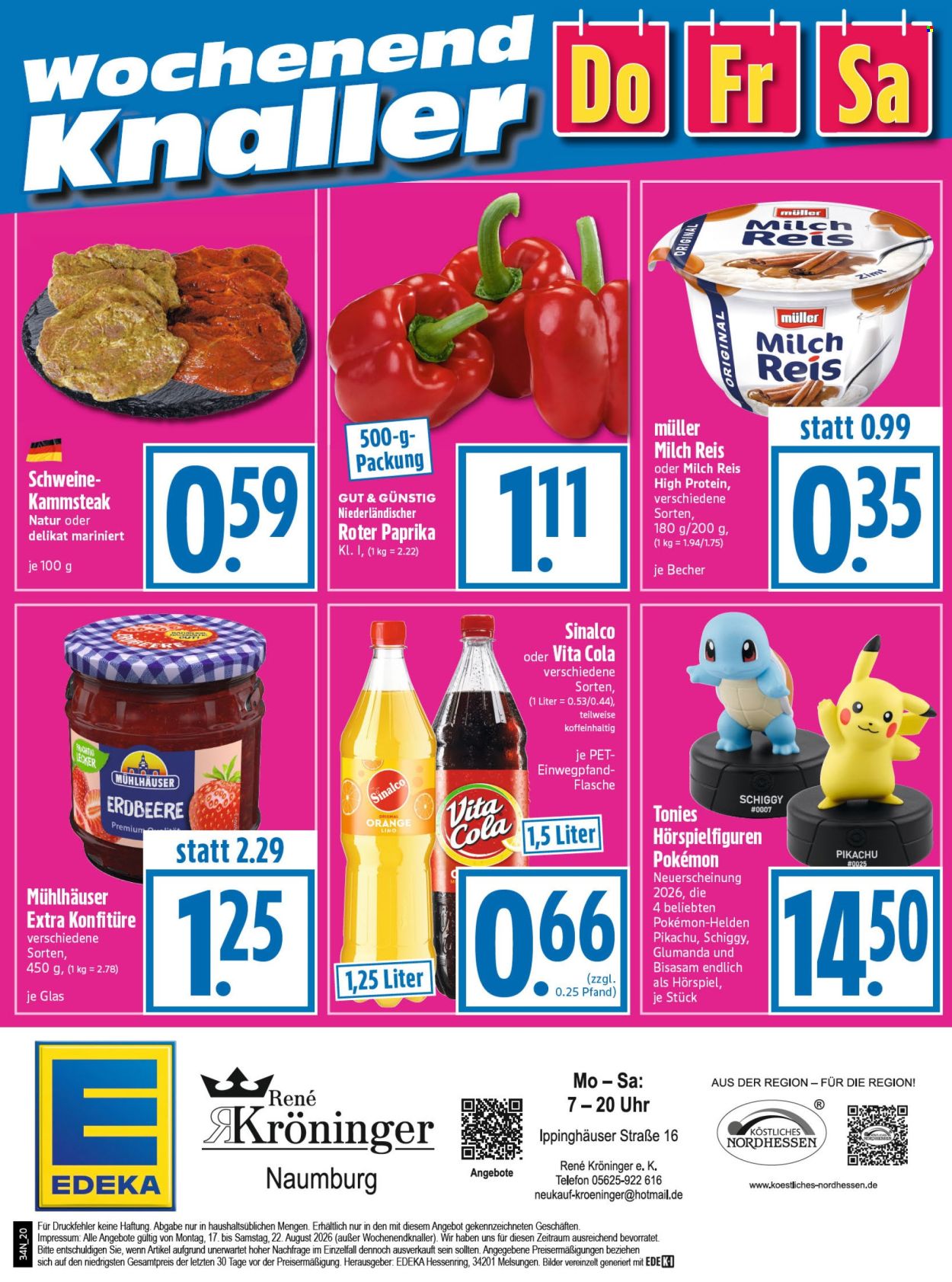 Edeka Prospekte  - 17.8.2026 - 22.8.2026. Seite 22