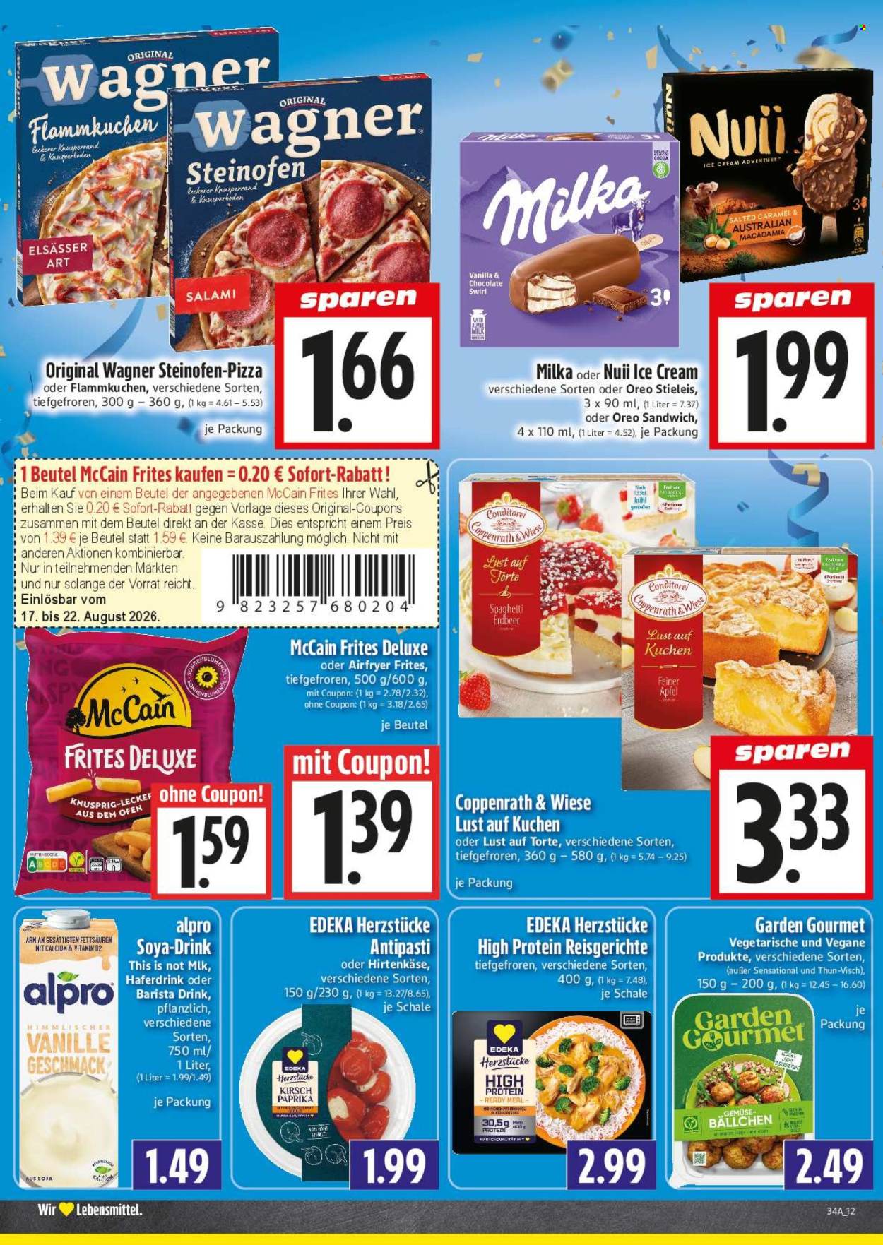 Edeka Prospekte  - 17.8.2026 - 22.8.2026. Seite 12