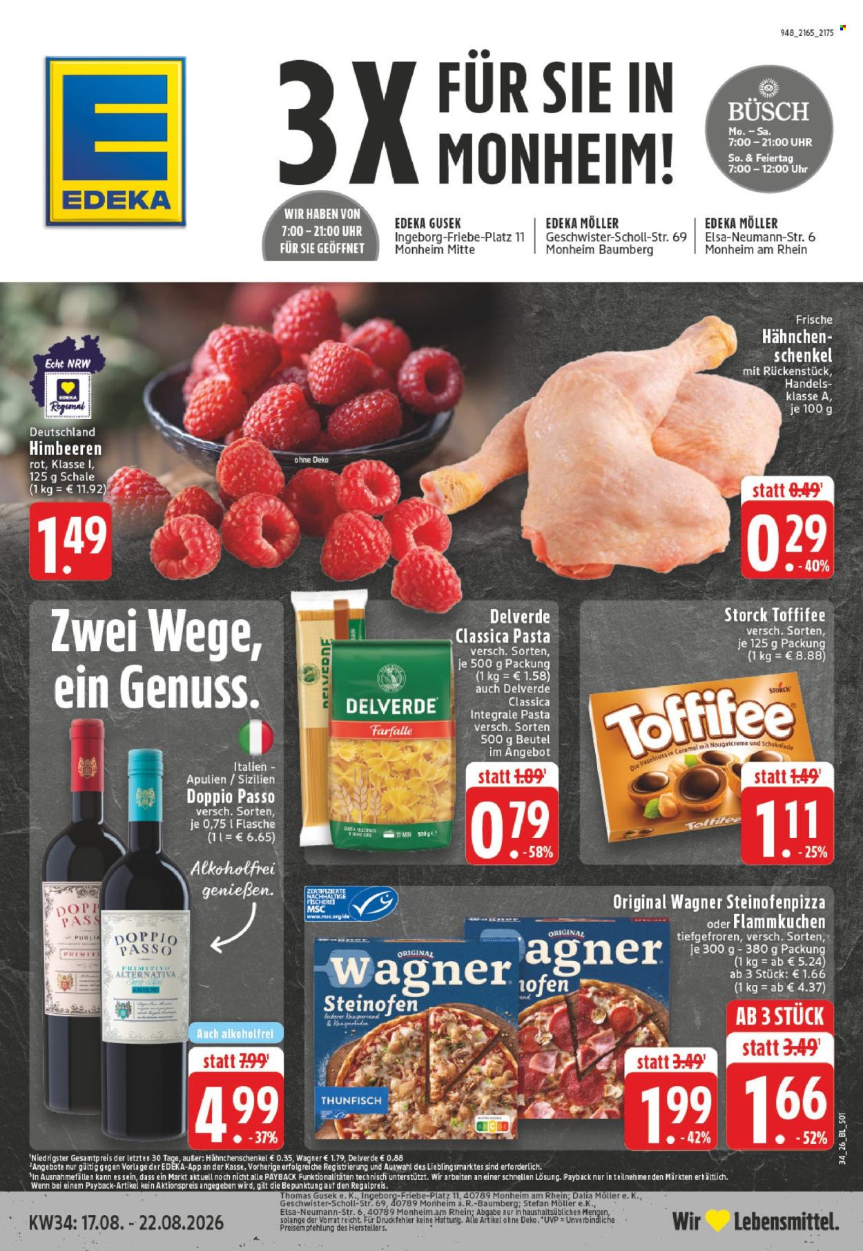 Edeka Prospekte  - 17.8.2026 - 22.8.2026. Seite 1