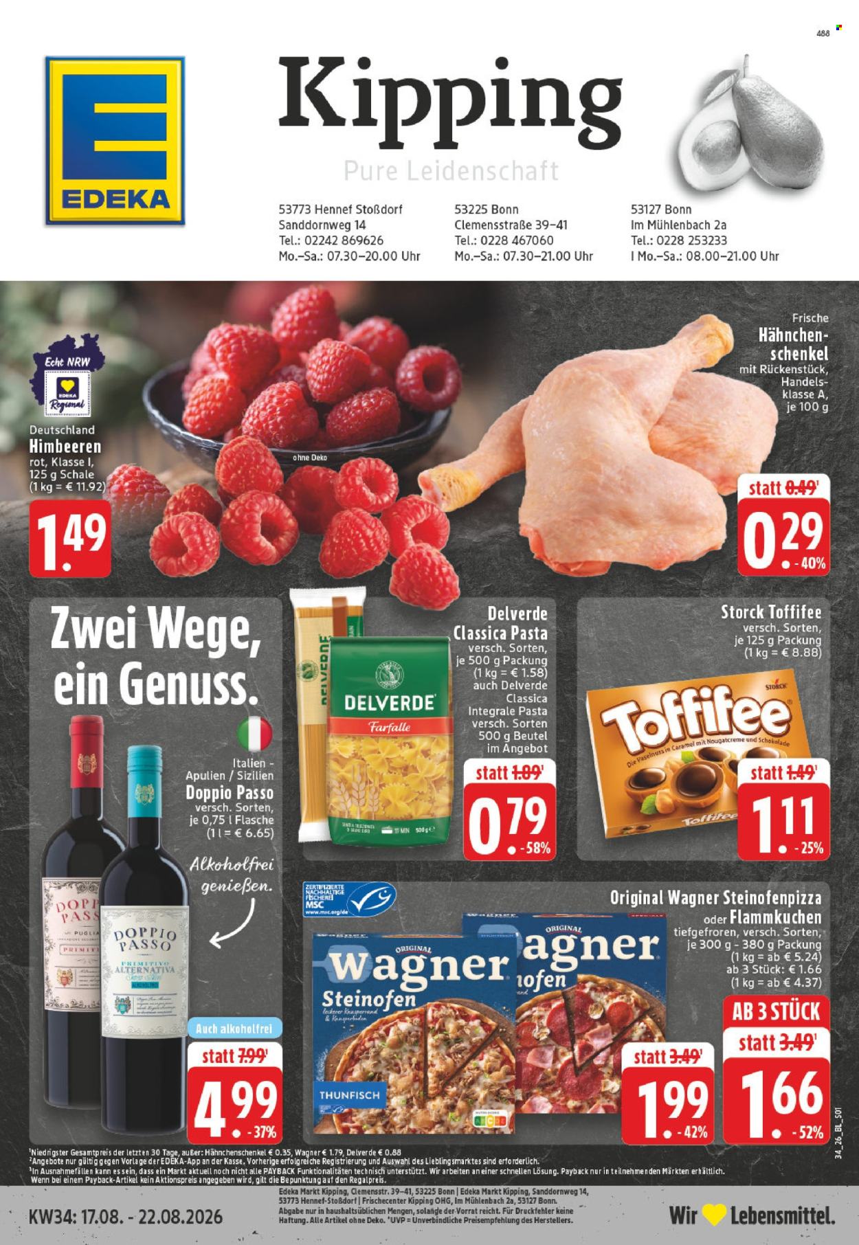 Edeka Prospekte  - 17.8.2026 - 22.8.2026. Seite 1