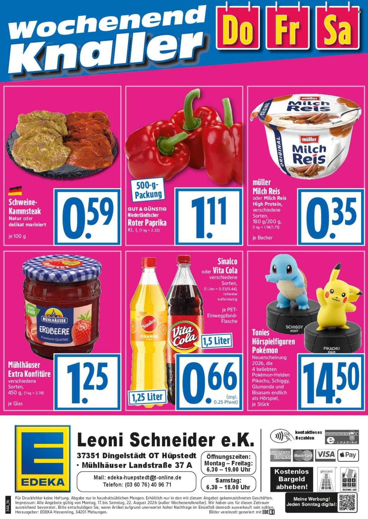 Edeka Prospekte  - 17.8.2026 - 22.8.2026. Seite 16