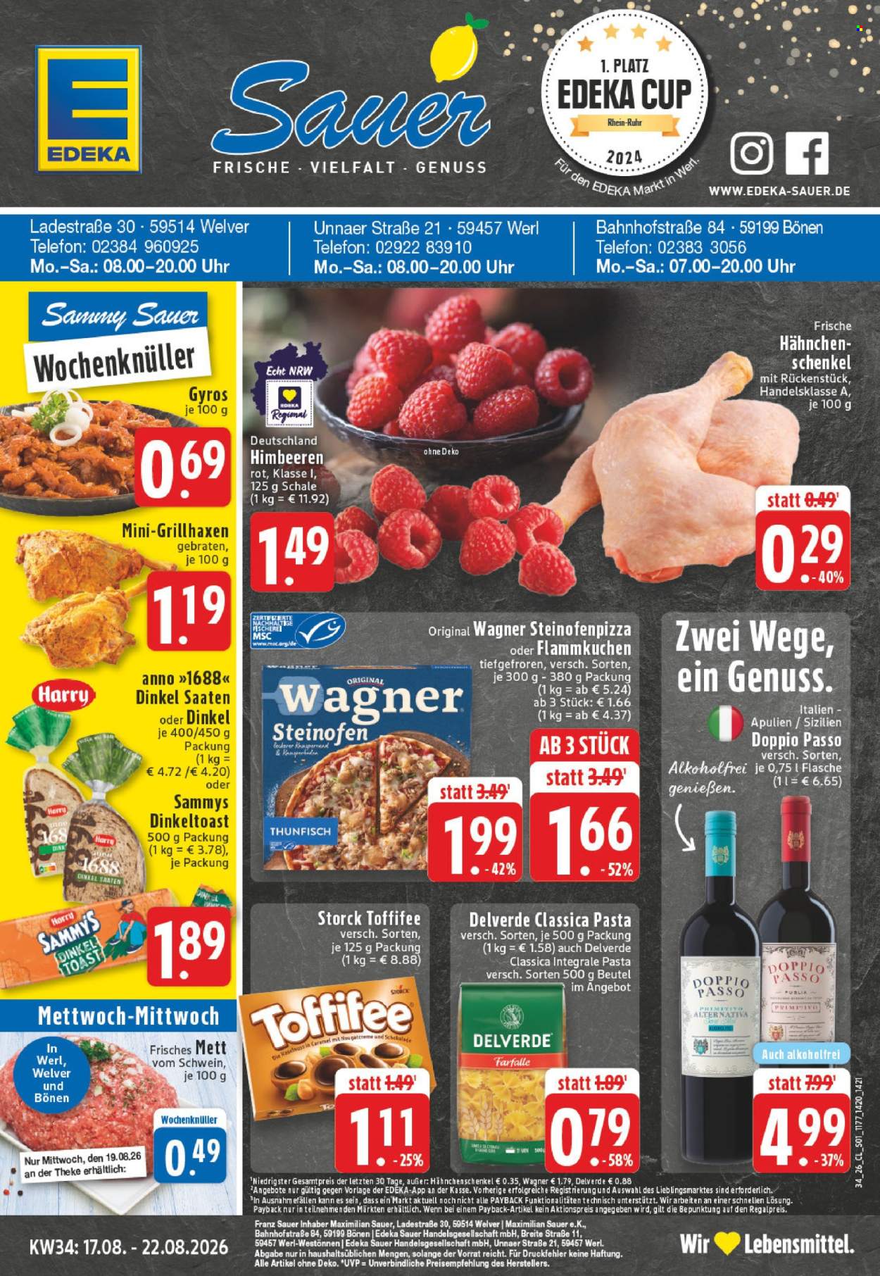 Edeka Prospekte  - 17.8.2026 - 22.8.2026. Seite 1