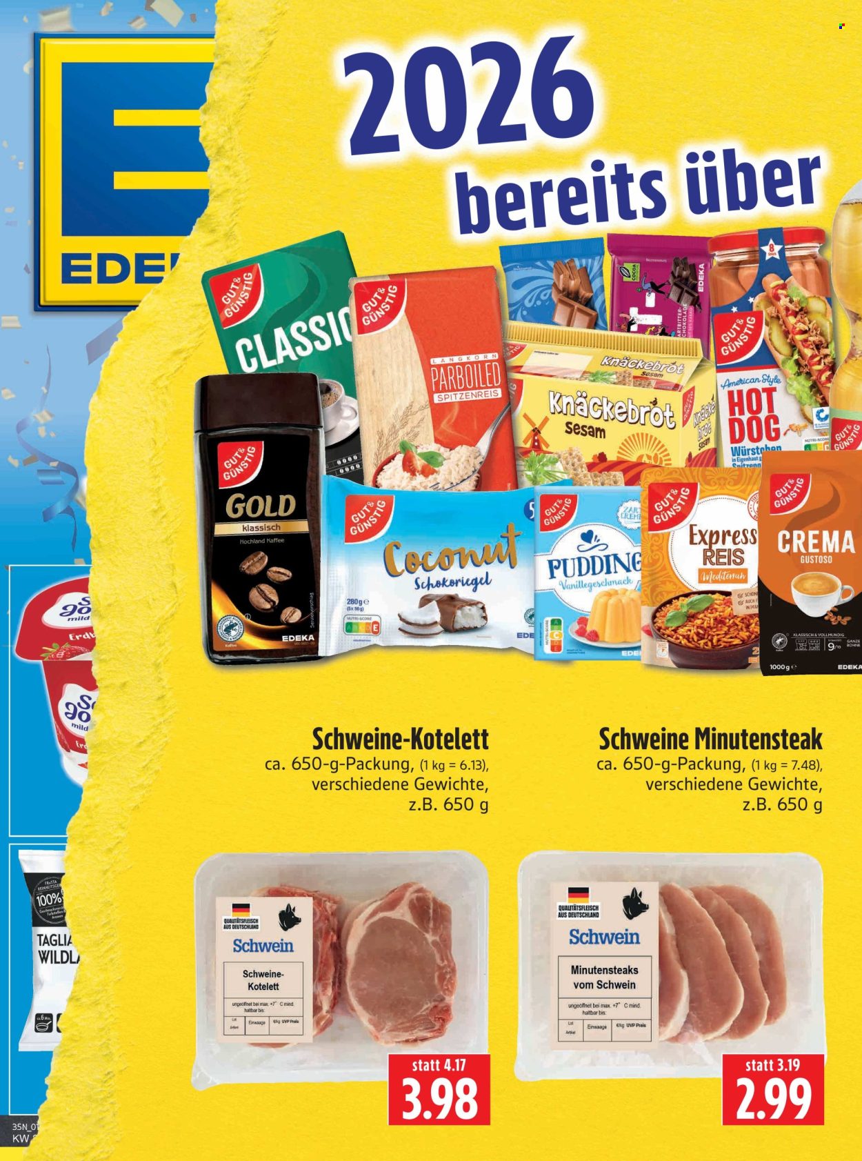Edeka Prospekte  - 17.8.2026 - 22.8.2026. Seite 1