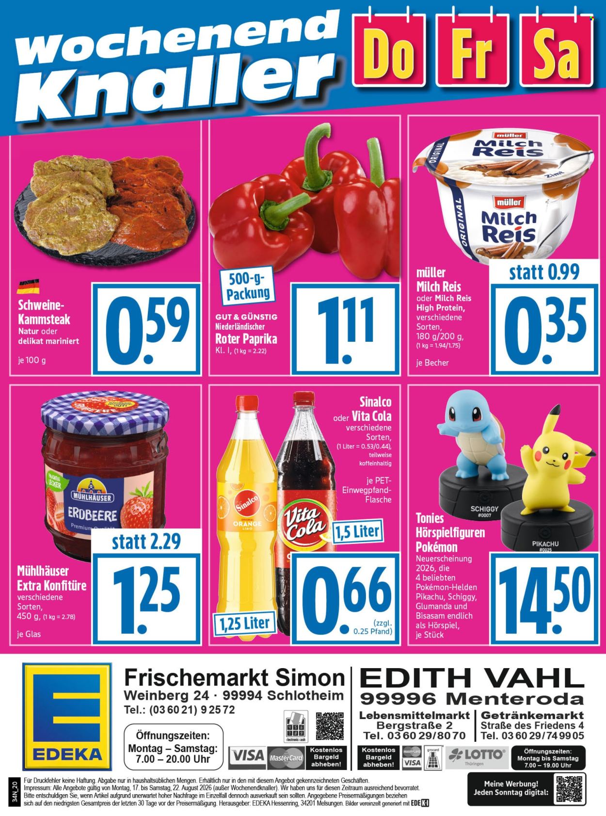 Edeka Prospekte  - 17.8.2026 - 22.8.2026. Seite 22