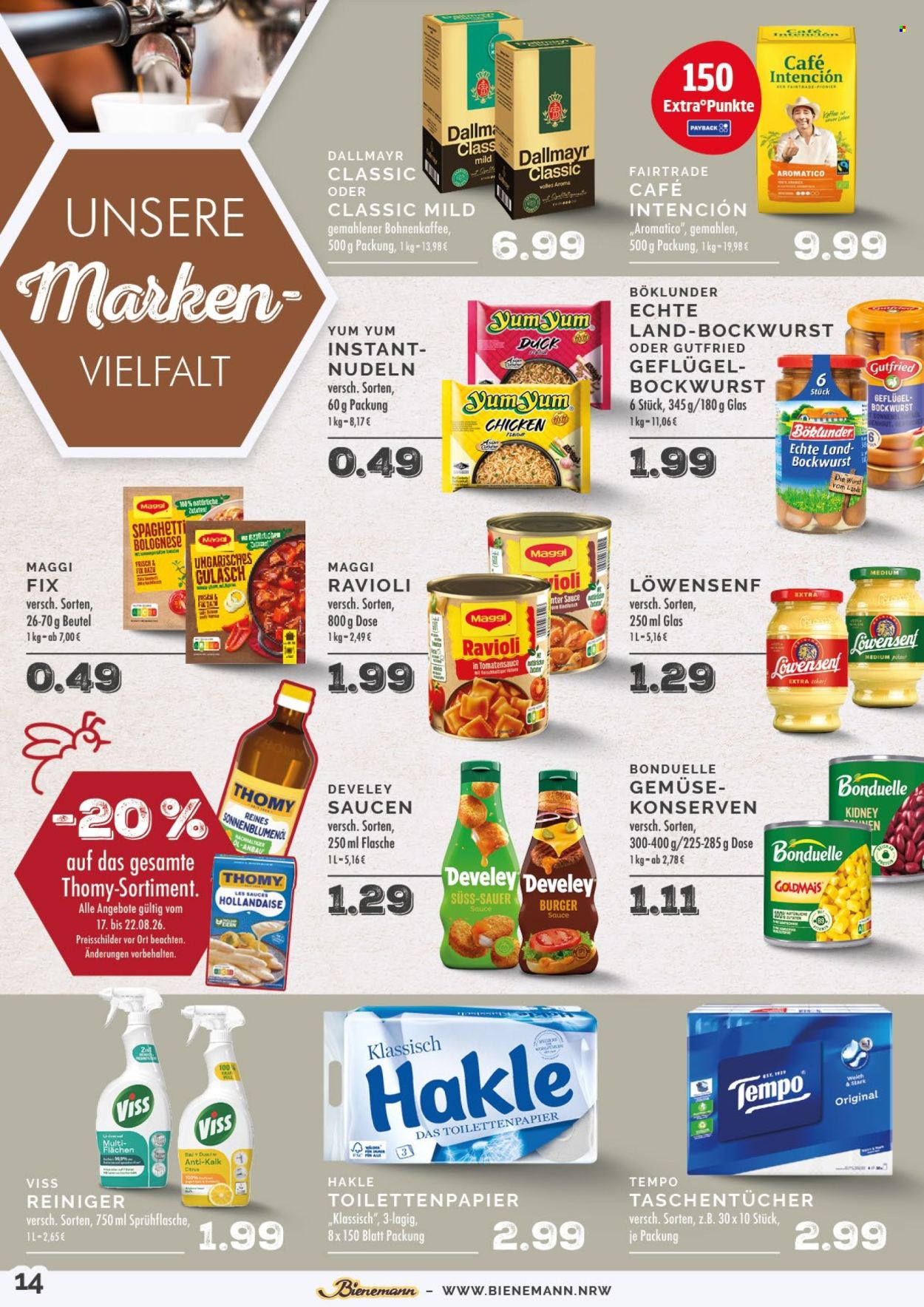 E center Prospekte  - 17.8.2026 - 22.8.2026. Seite 14