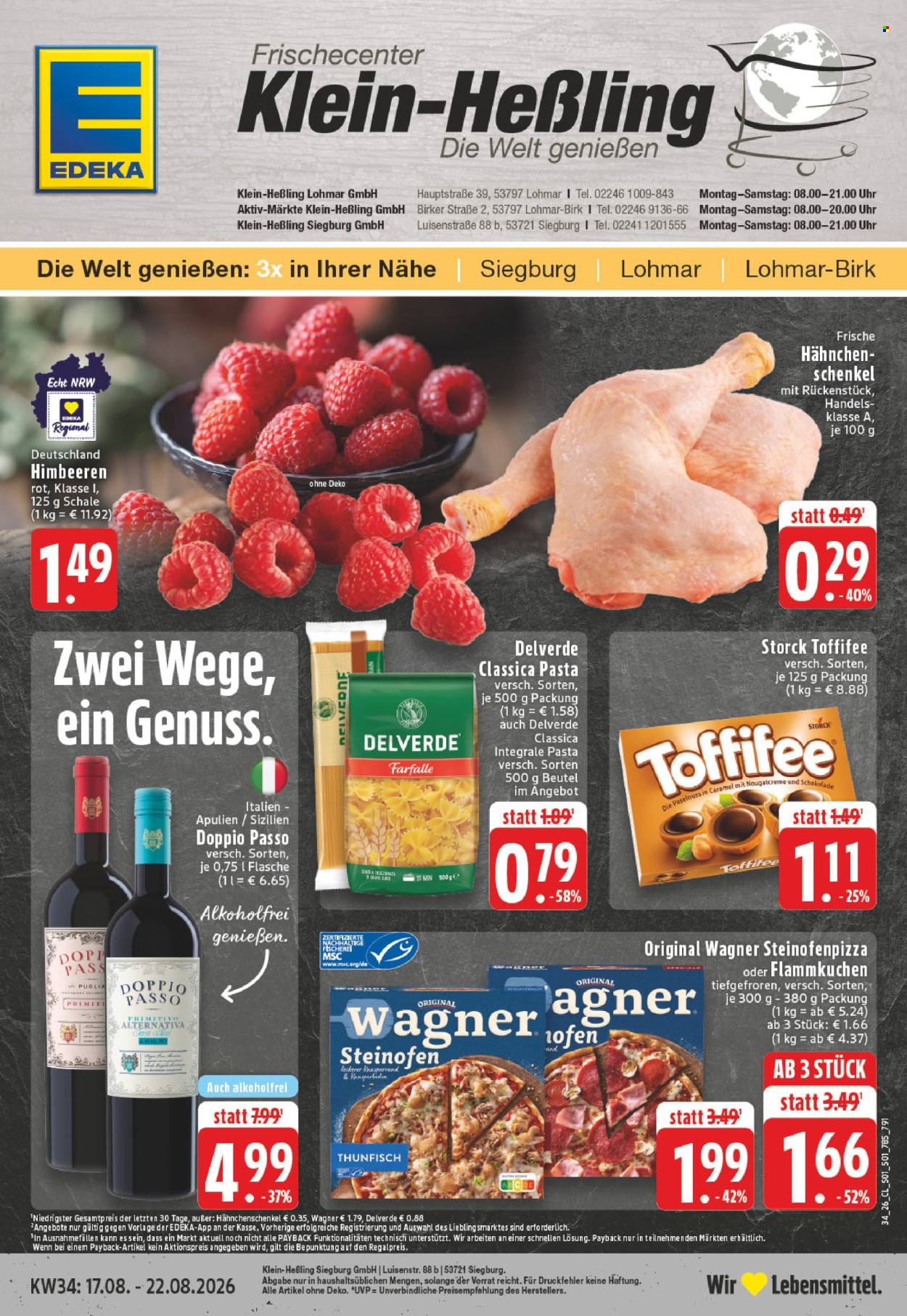 Edeka Prospekte  - 17.8.2026 - 22.8.2026. Seite 1