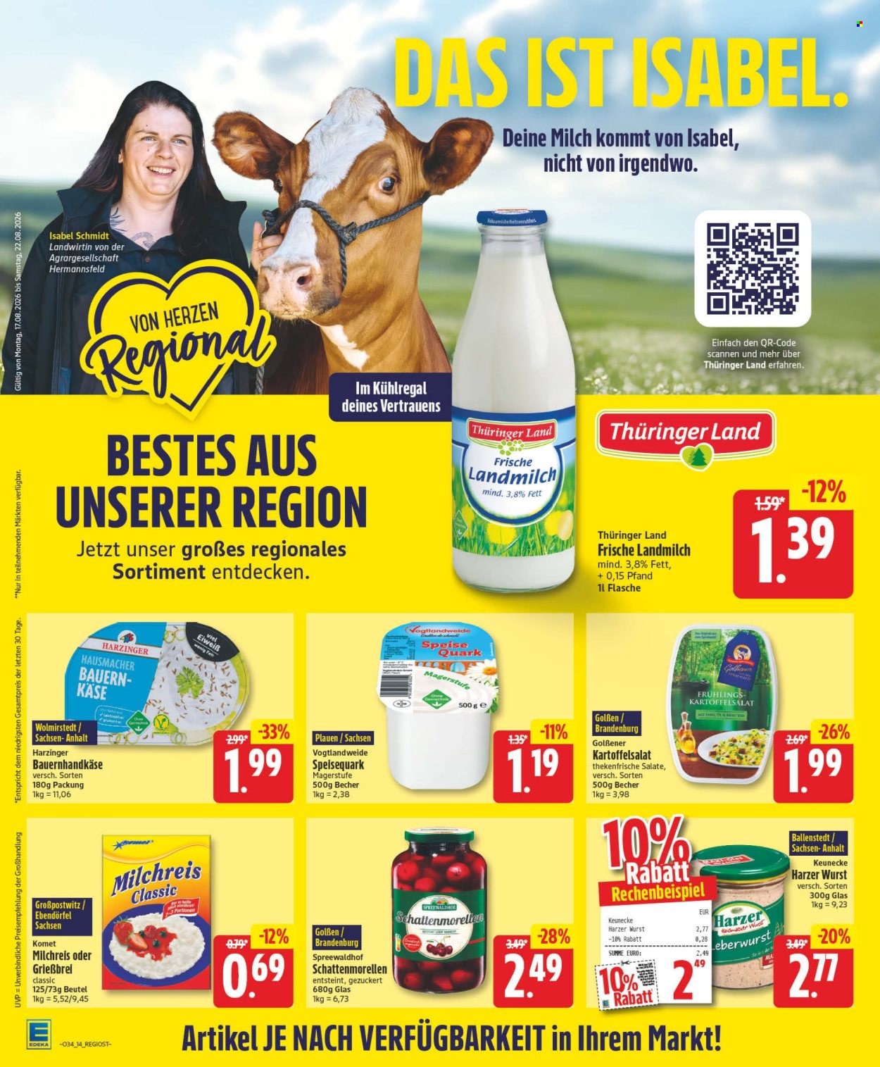 Edeka Prospekte  - 17.8.2026 - 22.8.2026. Seite 14