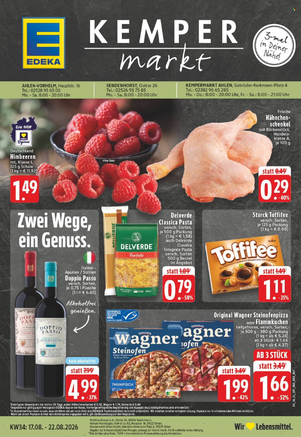 Edeka Prospekte  - 17.8.2026 - 22.8.2026. Seite 1