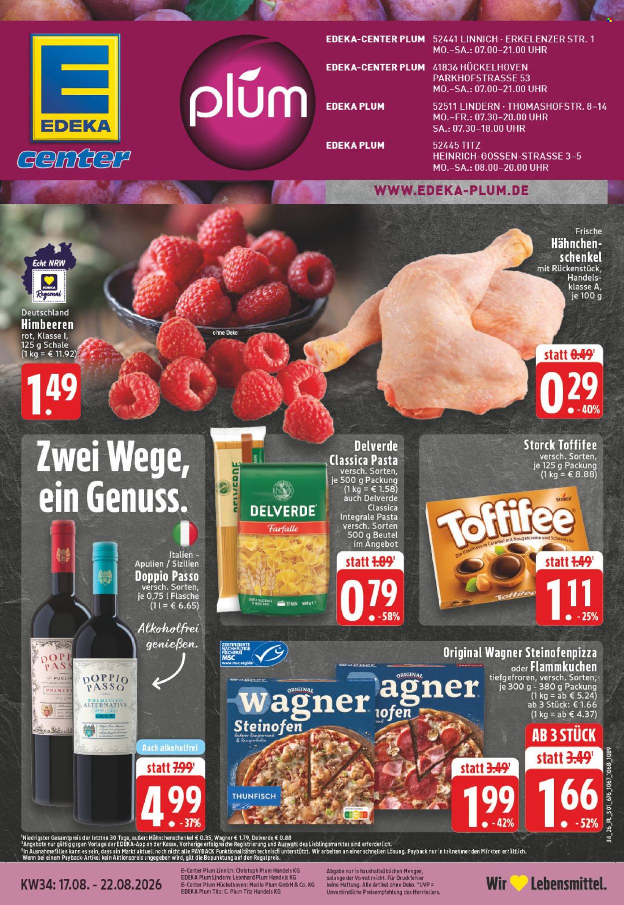 E center Prospekte  - 17.8.2026 - 22.8.2026. Seite 1