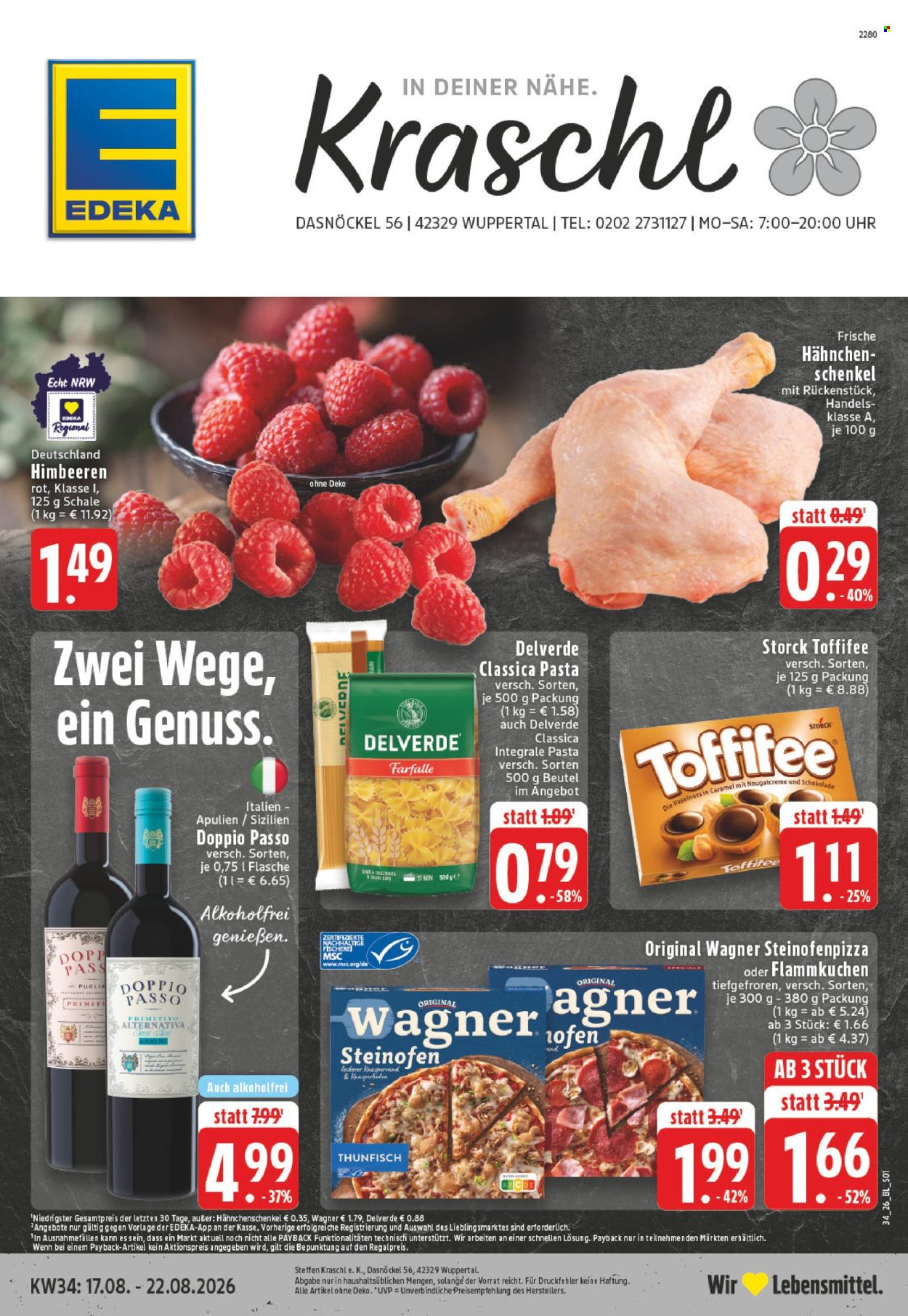 Edeka Prospekte  - 17.8.2026 - 22.8.2026. Seite 1