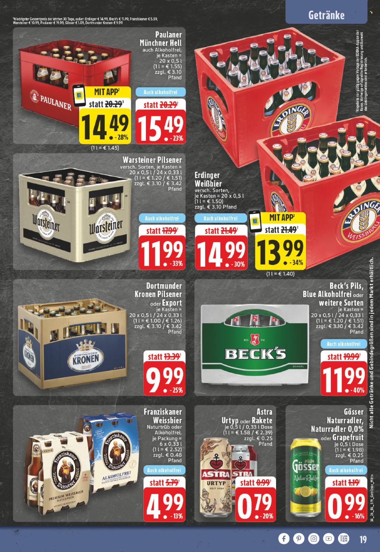 Edeka Prospekte  - 17.8.2026 - 22.8.2026. Seite 19
