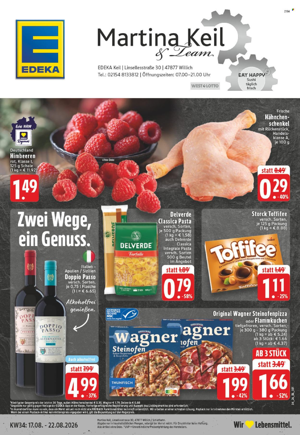 Edeka Prospekte  - 17.8.2026 - 22.8.2026. Seite 1