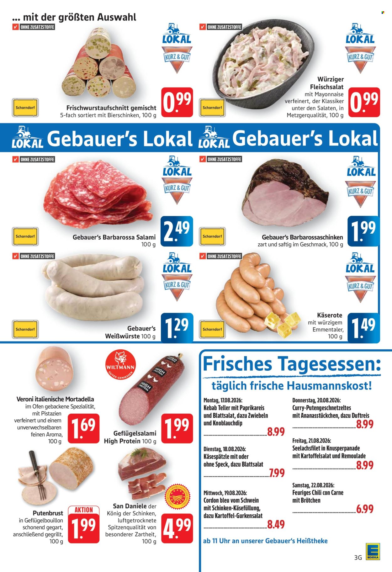 E center Prospekte  - 17.8.2026 - 22.8.2026. Seite 3