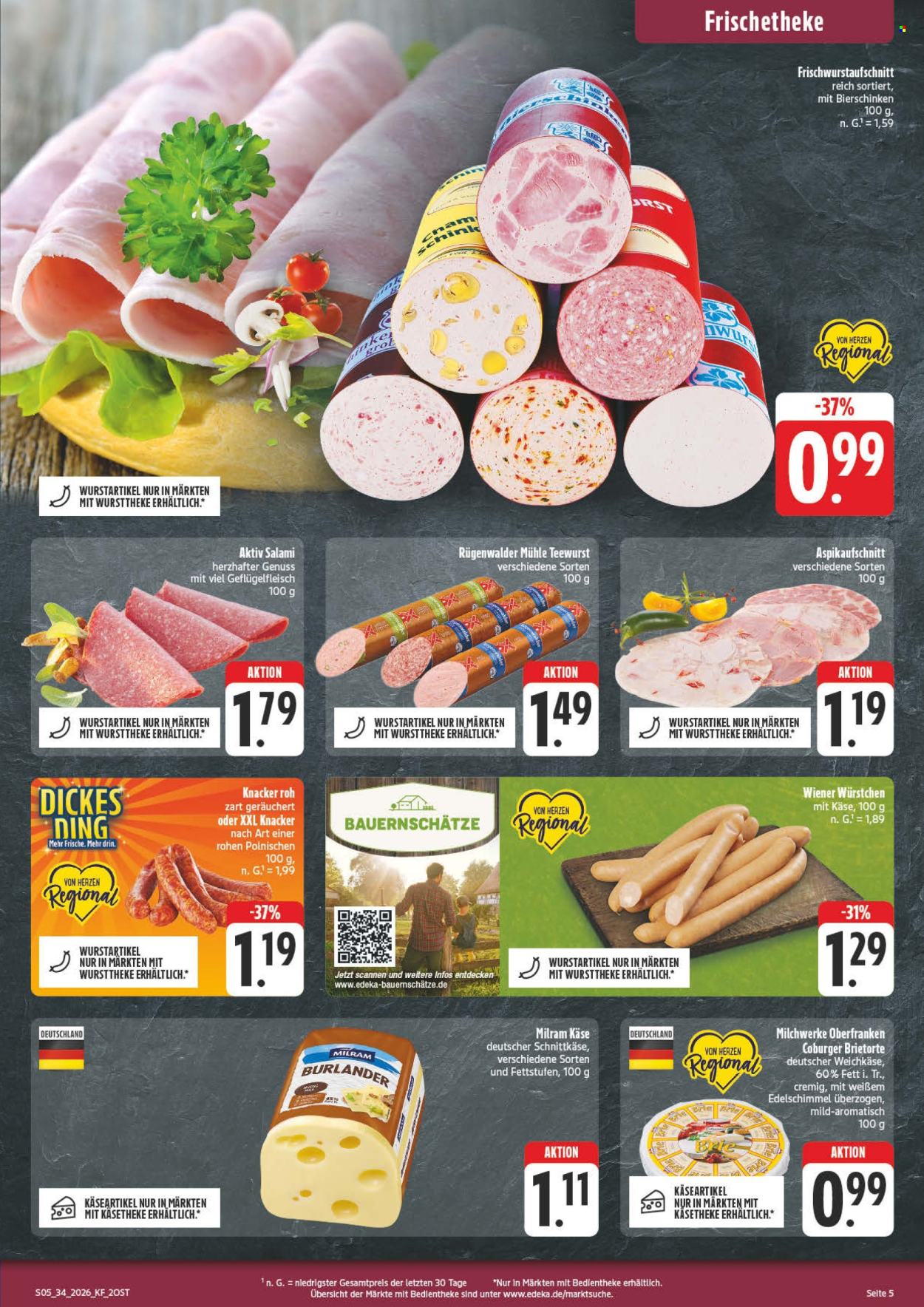 Edeka Prospekte  - 17.8.2026 - 22.8.2026. Seite 5