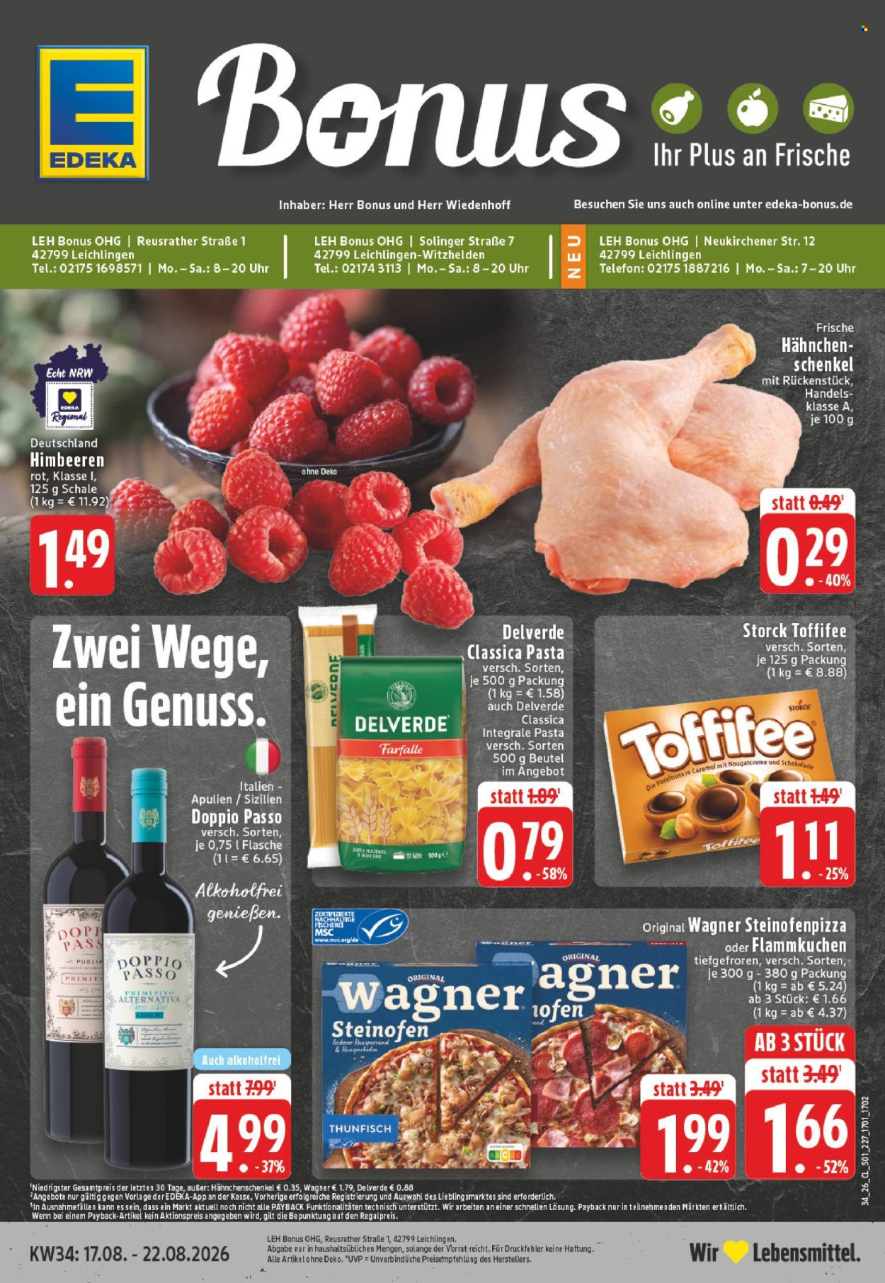 Edeka Prospekte  - 17.8.2026 - 22.8.2026. Seite 1