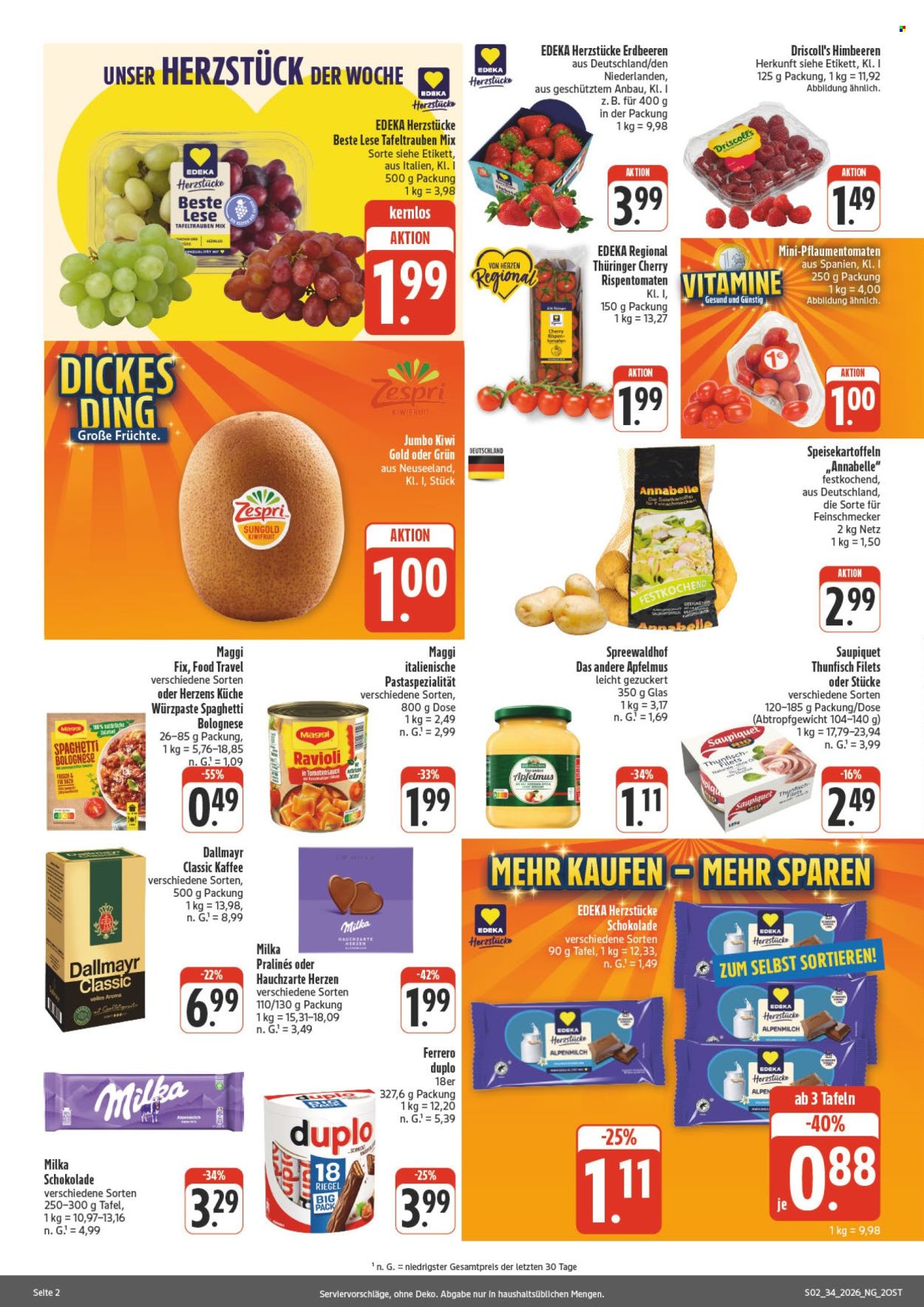 Edeka Prospekte  - 17.8.2026 - 22.8.2026. Seite 2