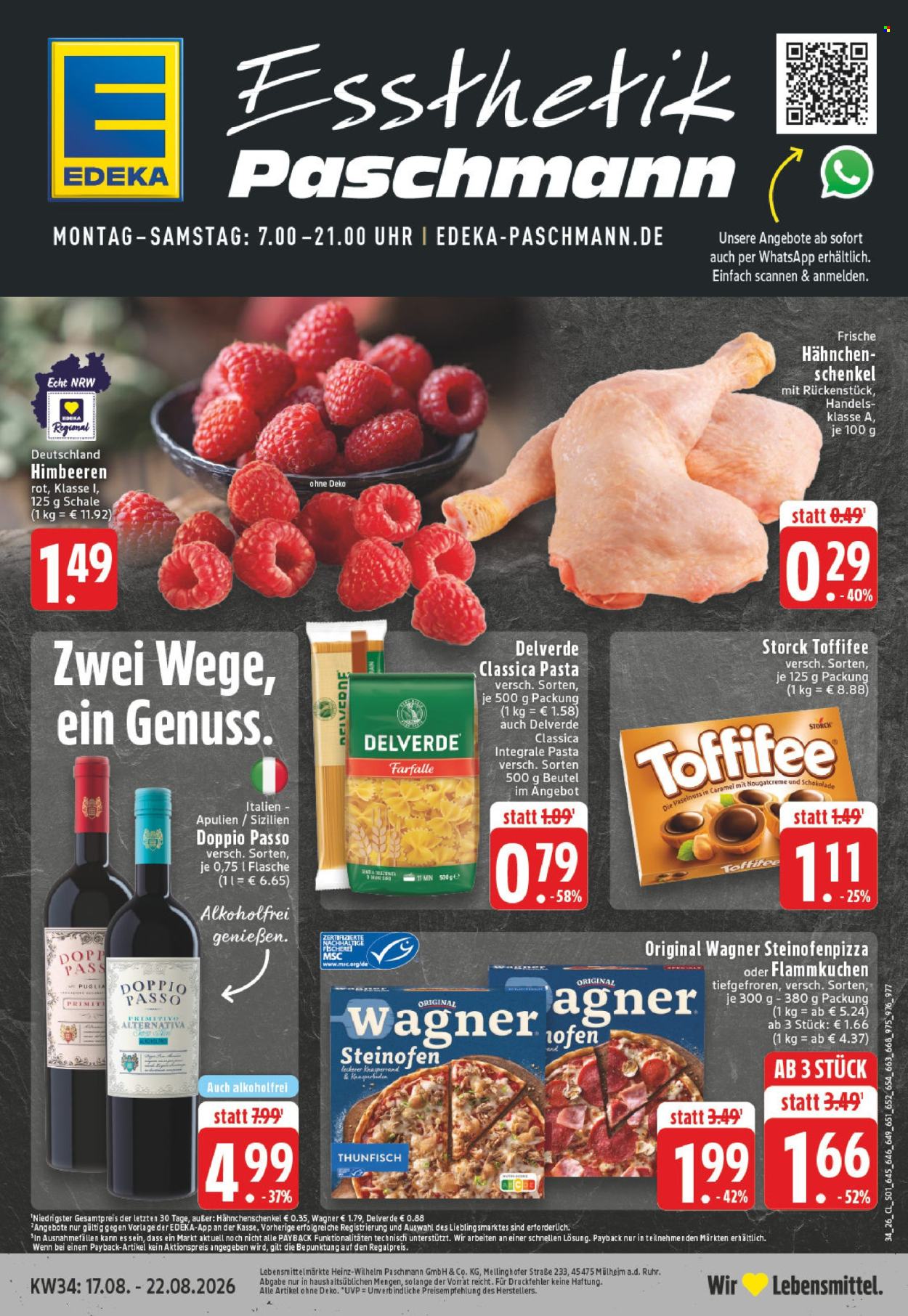 Edeka Prospekte  - 17.8.2026 - 22.8.2026. Seite 1