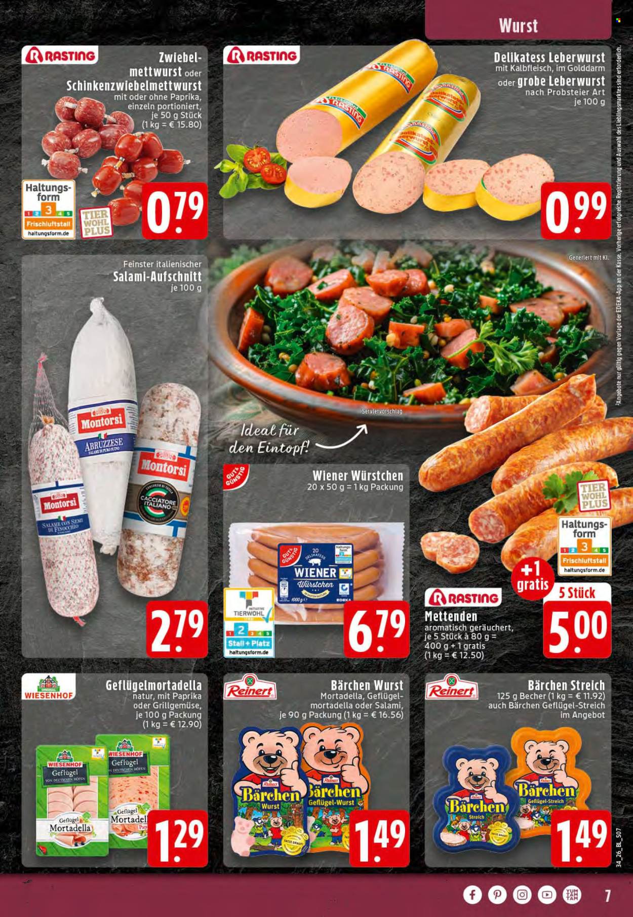 Edeka Prospekte  - 17.8.2026 - 22.8.2026. Seite 7
