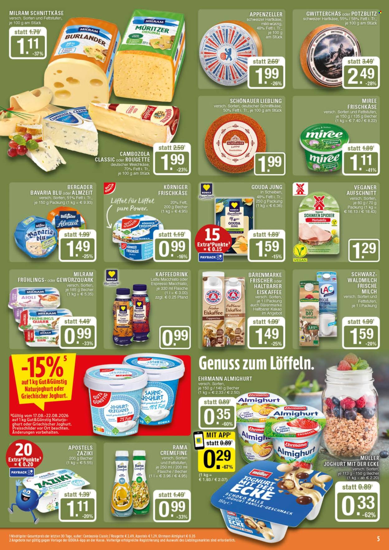 Edeka Prospekte  - 17.8.2026 - 22.8.2026. Seite 5