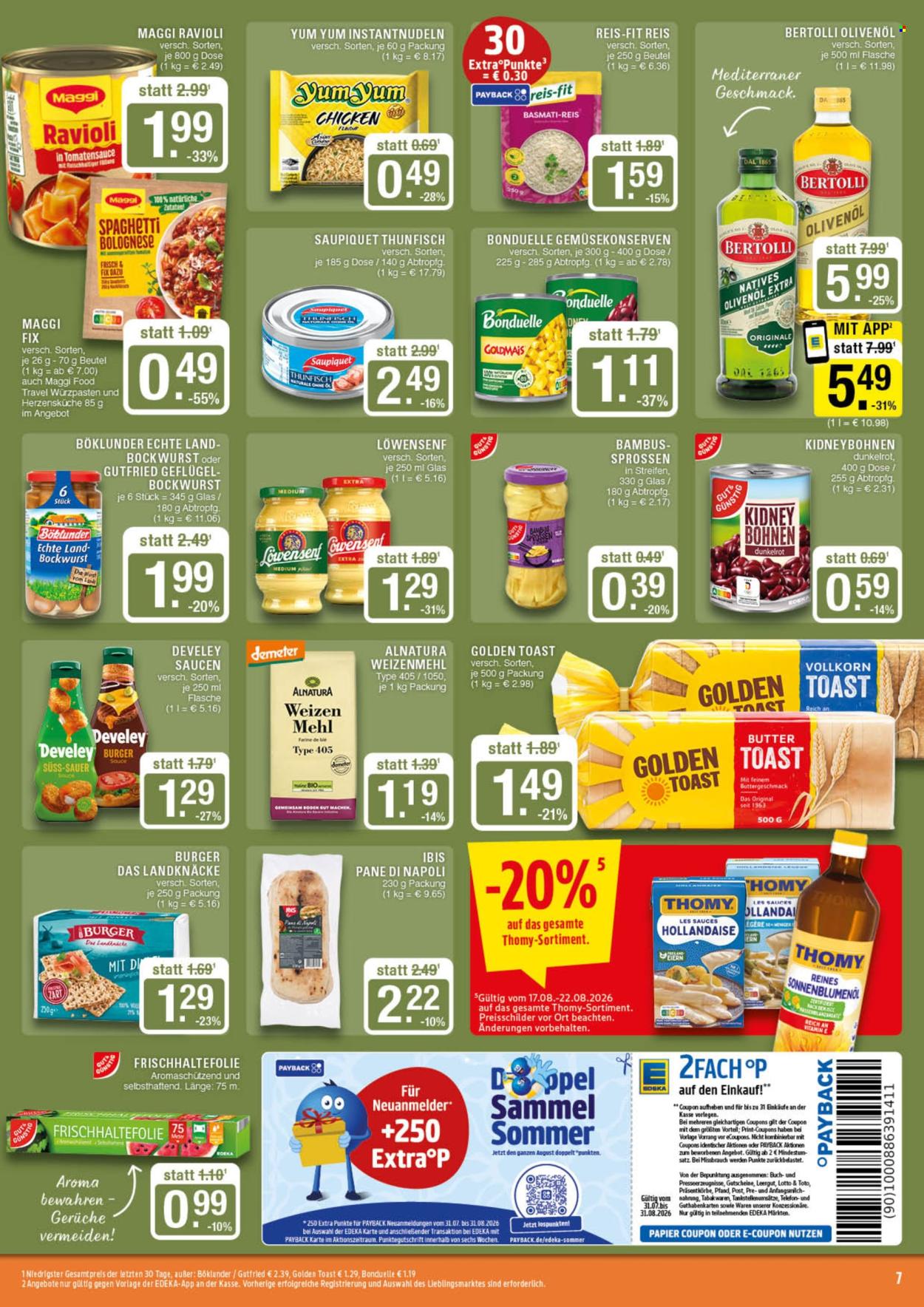 Edeka Prospekte  - 17.8.2026 - 22.8.2026. Seite 7