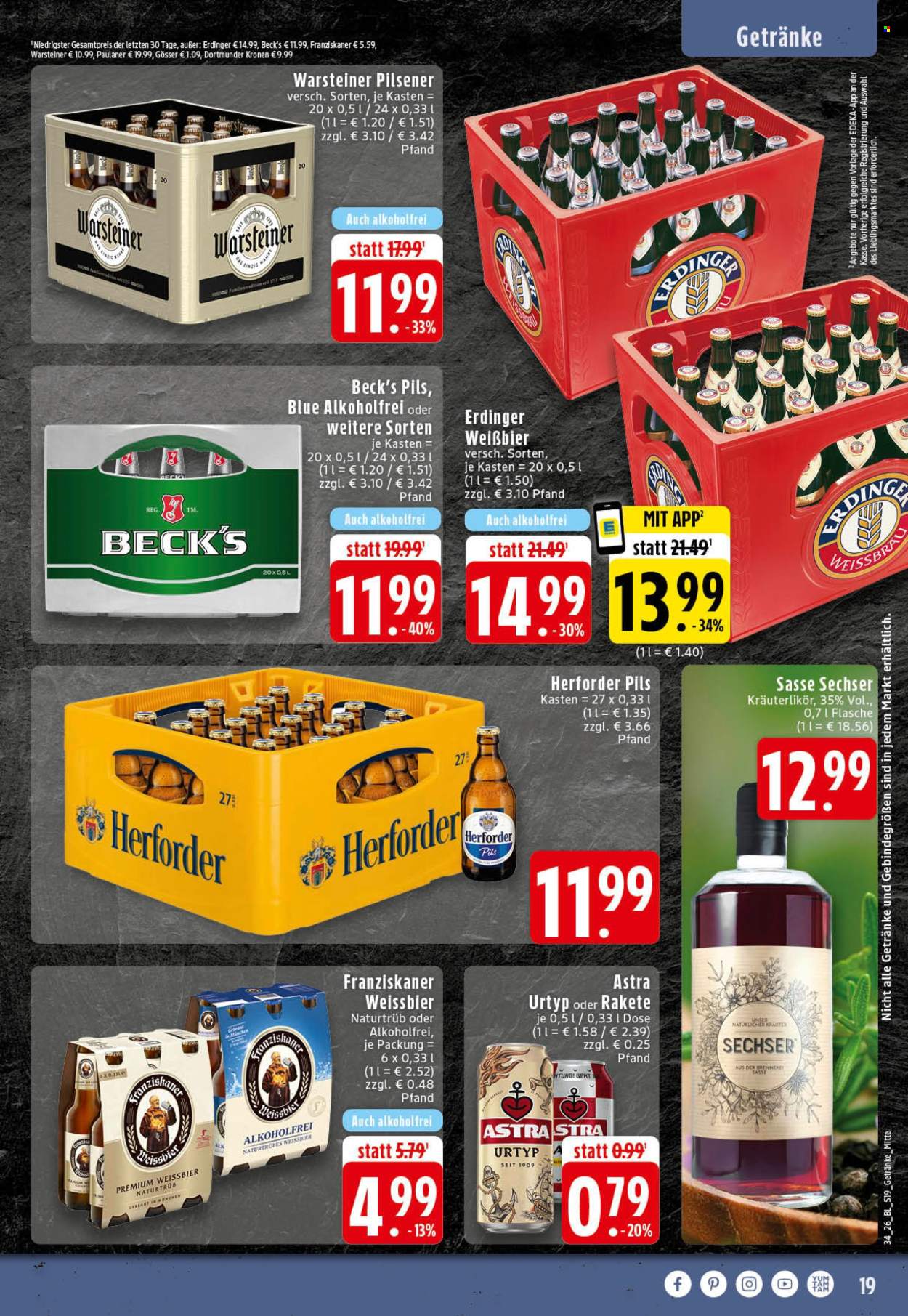 Edeka Prospekte  - 17.8.2026 - 22.8.2026. Seite 19