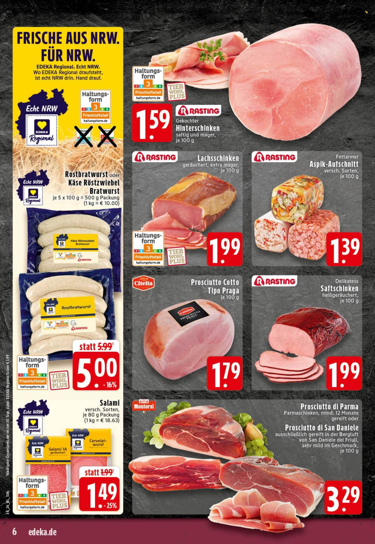 Edeka Prospekte  - 17.8.2026 - 22.8.2026. Seite 6