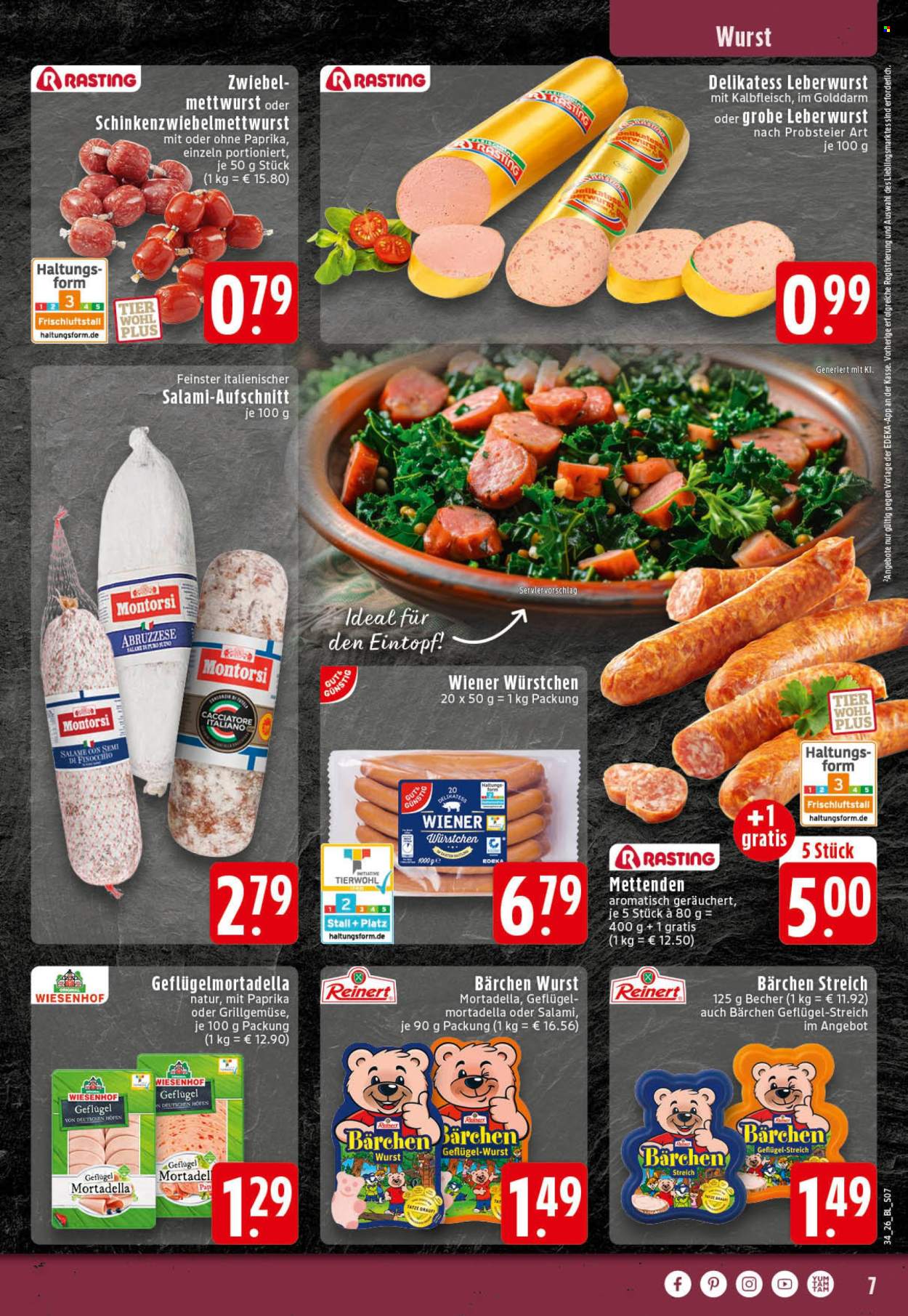 Edeka Prospekte  - 17.8.2026 - 22.8.2026. Seite 7