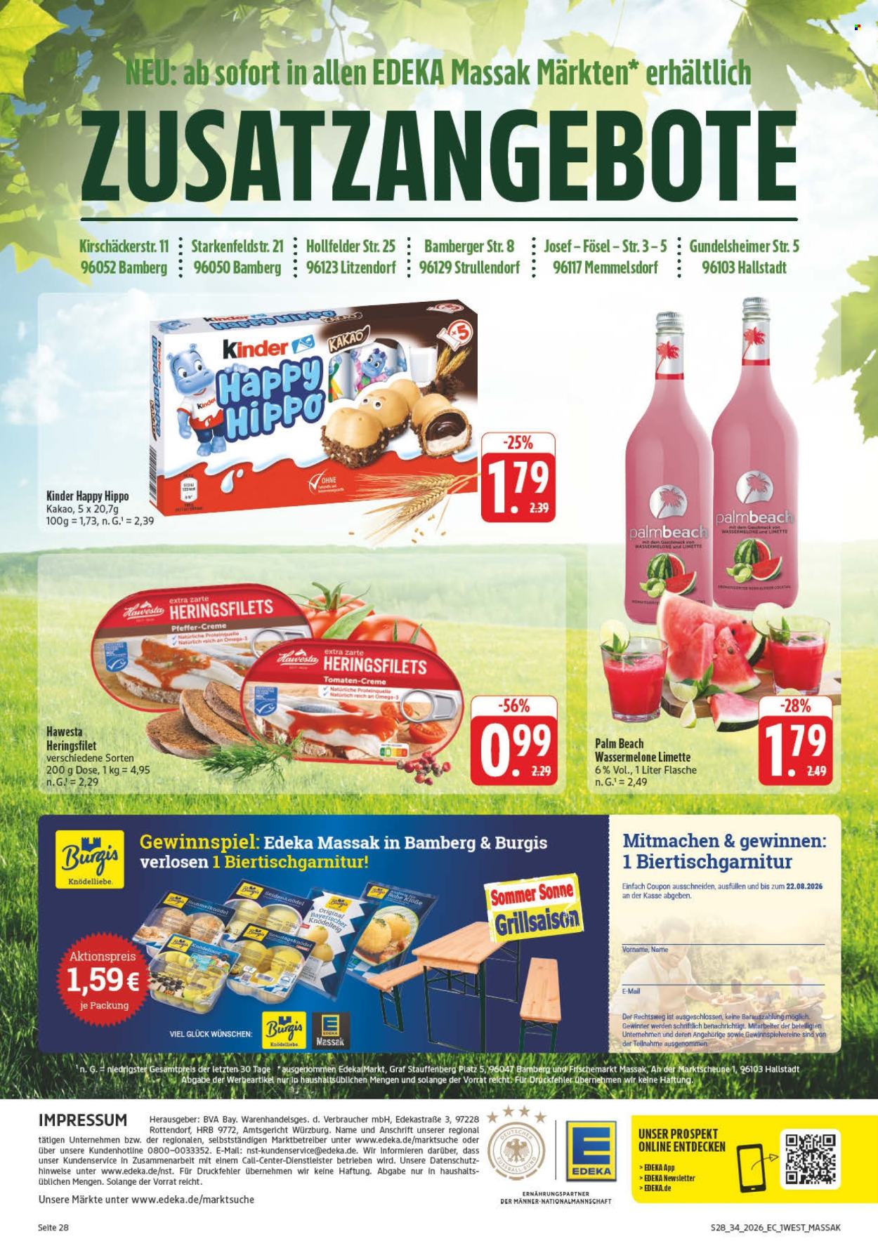 Edeka Prospekte  - 17.8.2026 - 22.8.2026. Seite 2