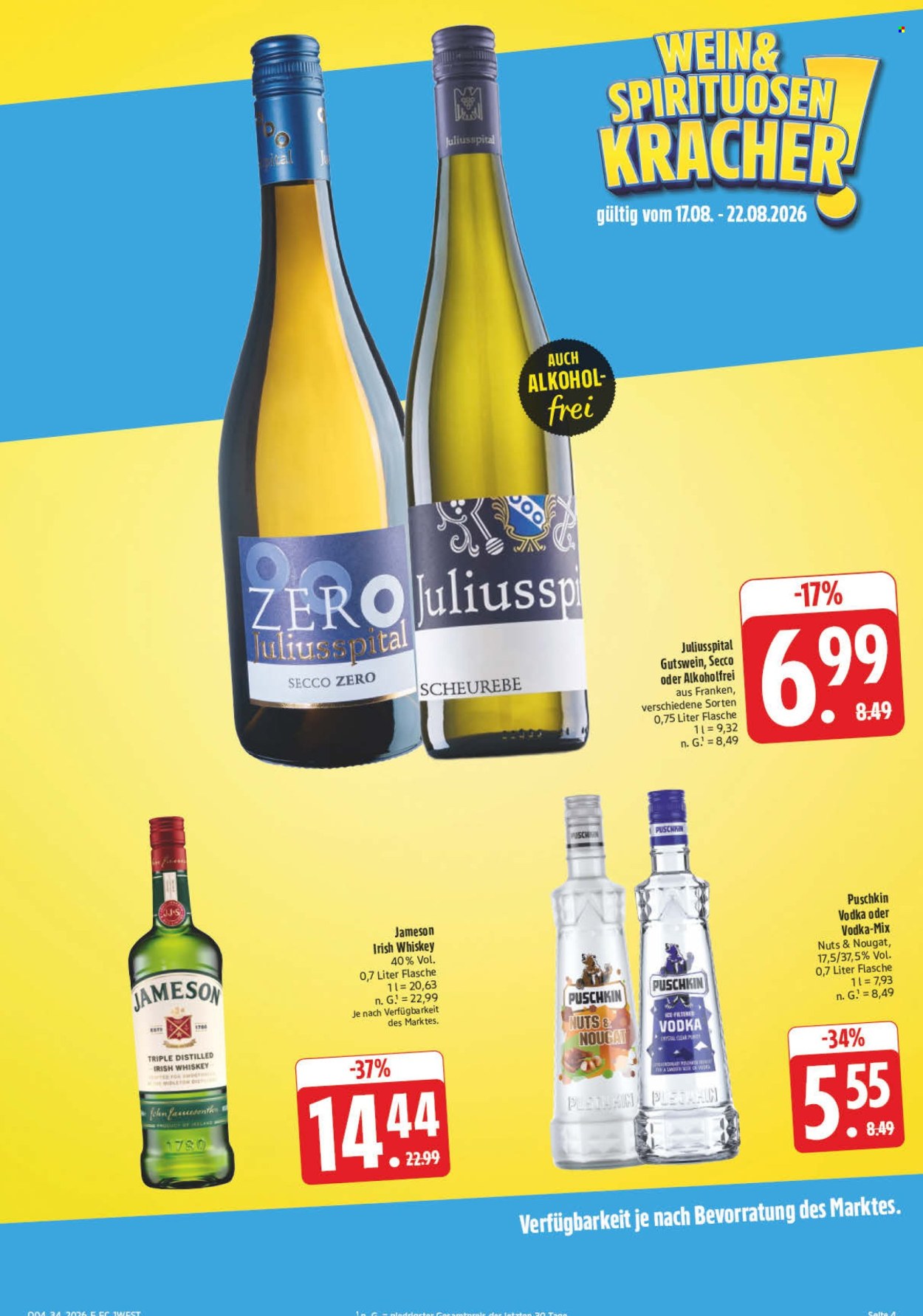 Edeka Prospekte  - 17.8.2026 - 22.8.2026. Seite 9