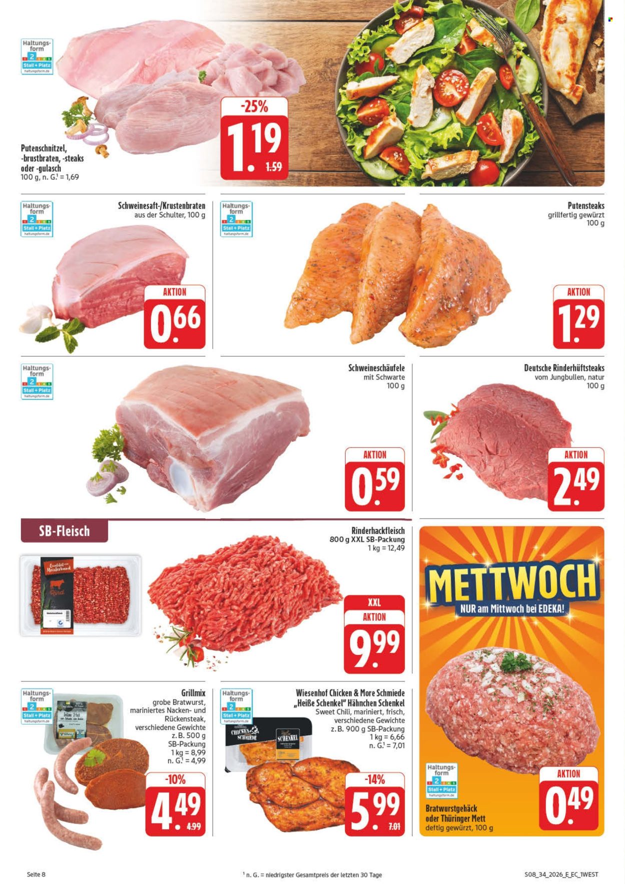 Edeka Prospekte  - 17.8.2026 - 22.8.2026. Seite 12