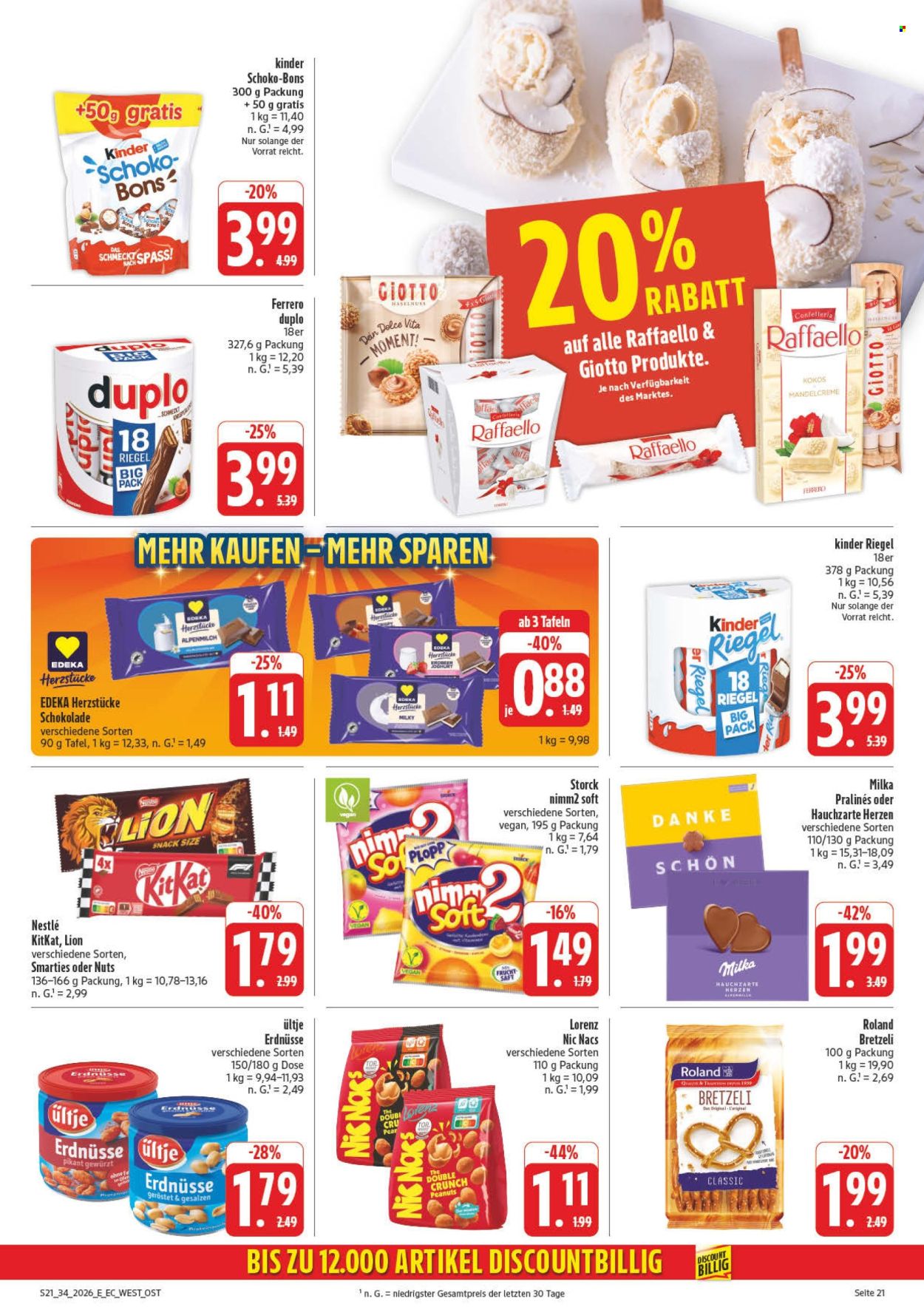 Edeka Prospekte  - 17.8.2026 - 22.8.2026. Seite 29