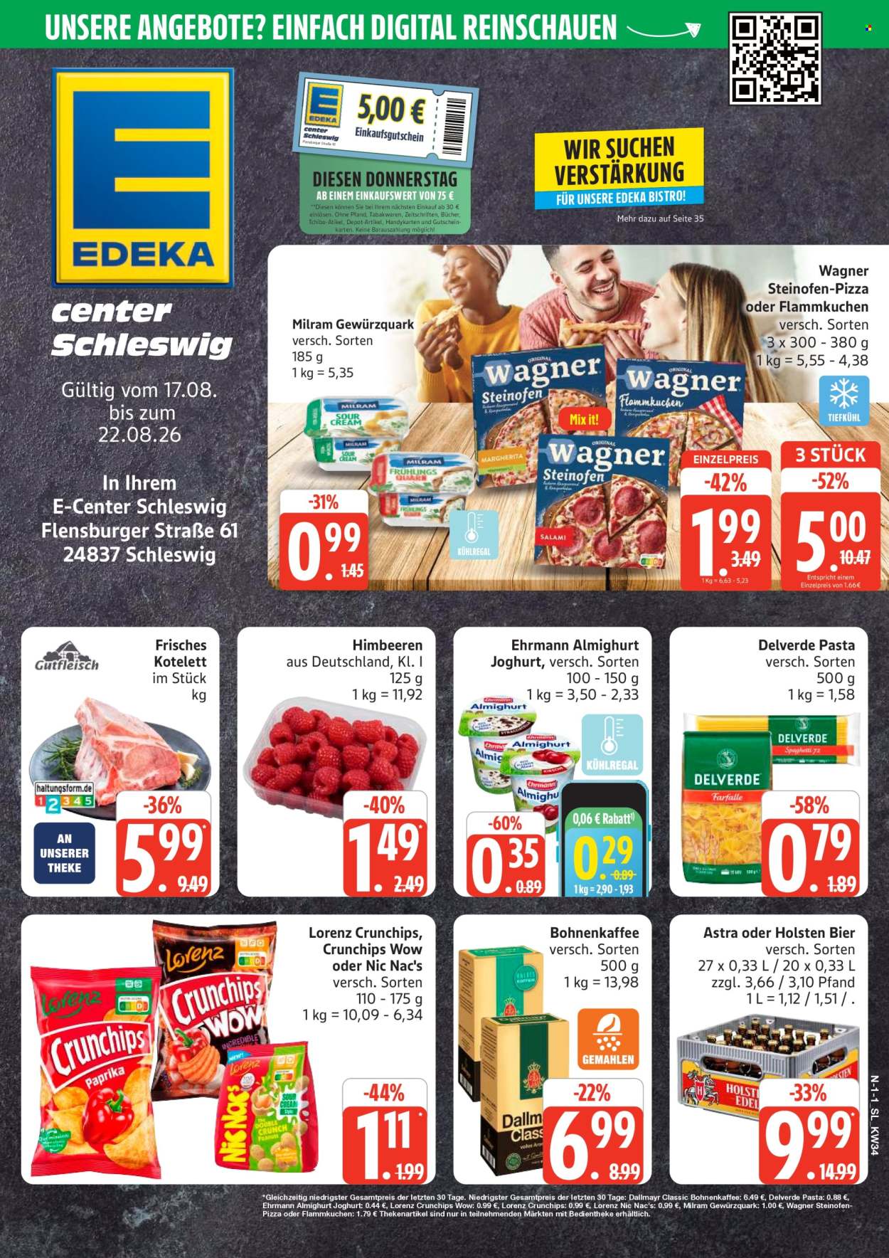 E center Prospekte  - 17.8.2026 - 22.8.2026. Seite 1
