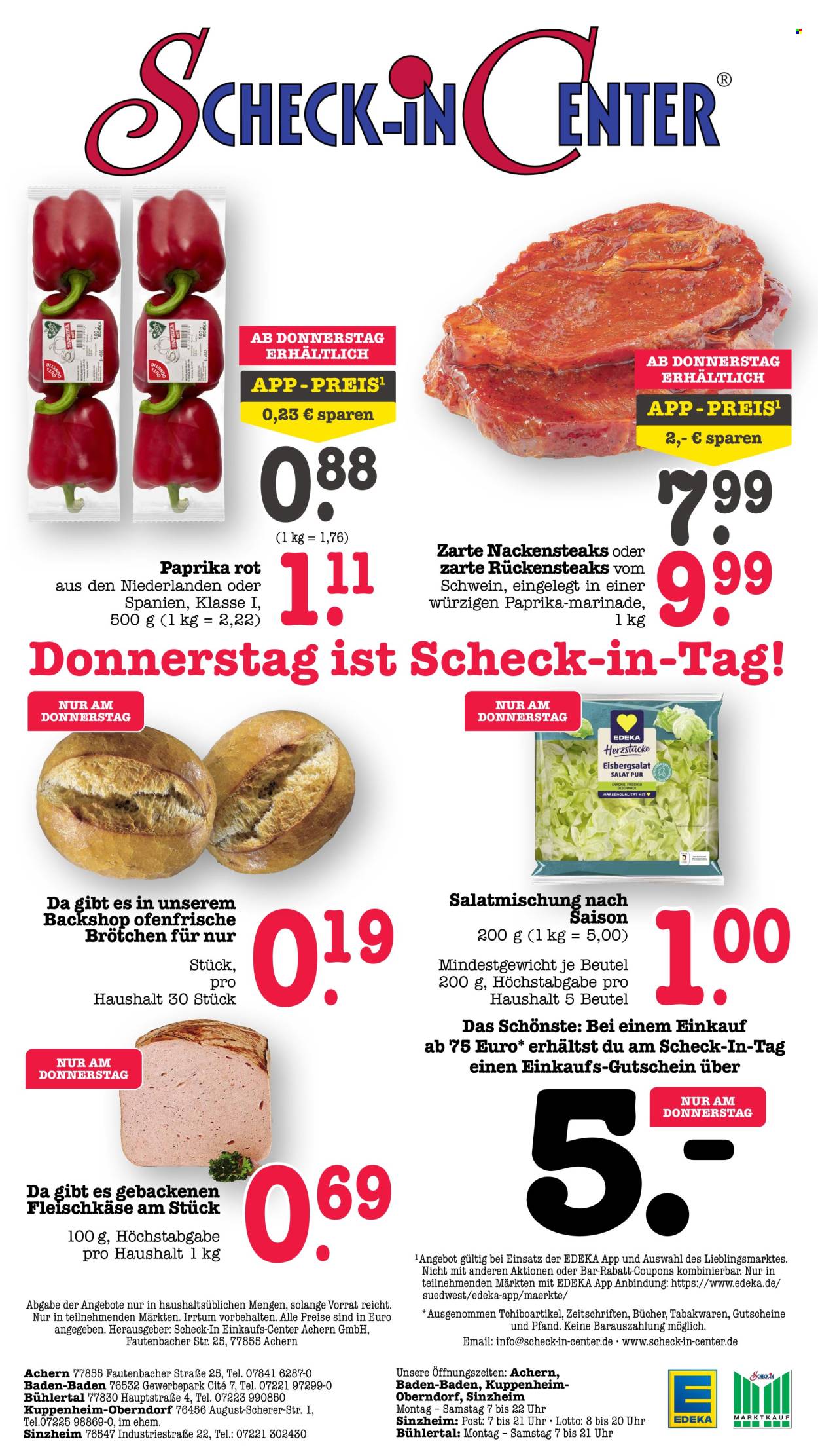 Scheck-in Prospekte  - 17.8.2026 - 22.8.2026. Seite 78